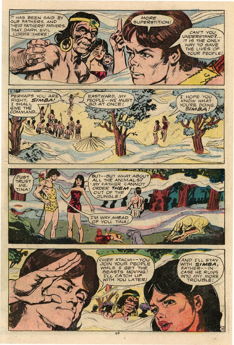 Read online Tarzan (1972) comic -  Issue #231 - 71