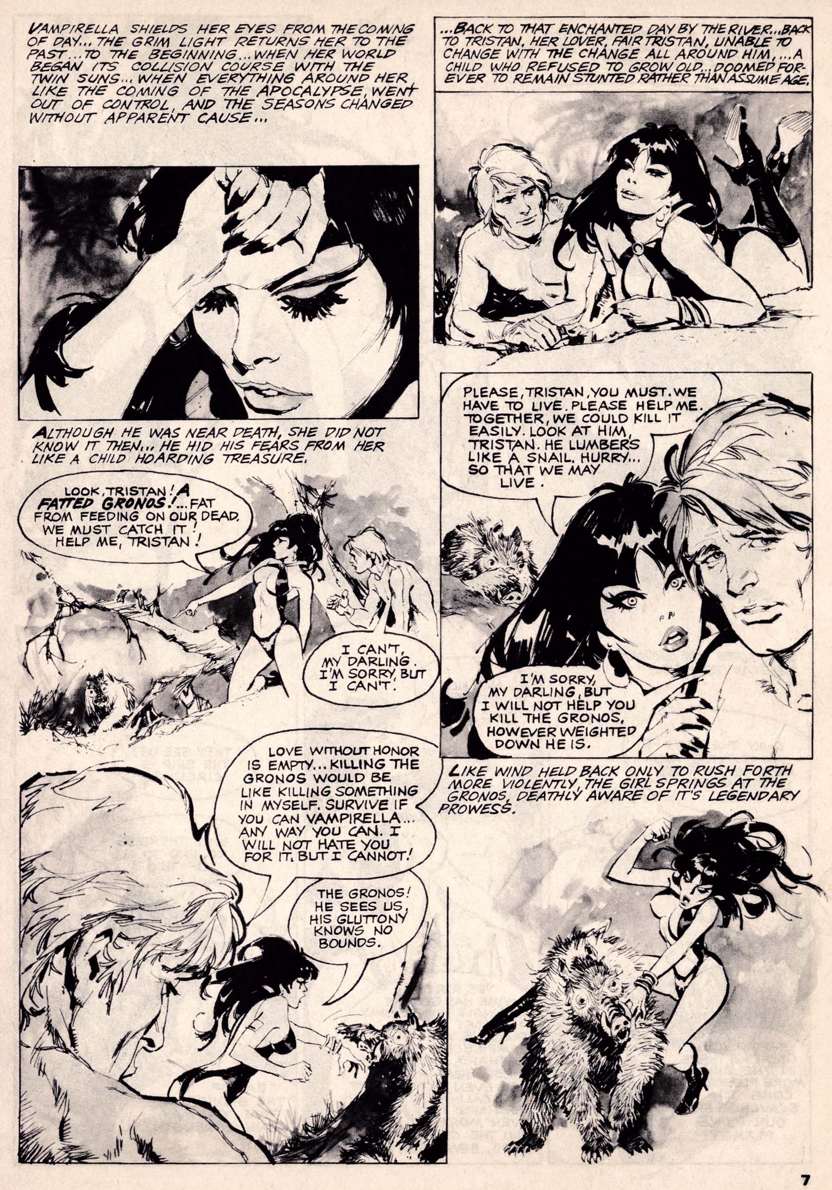 Read online Vampirella (1969) comic -  Issue # Annual 1972 - 7