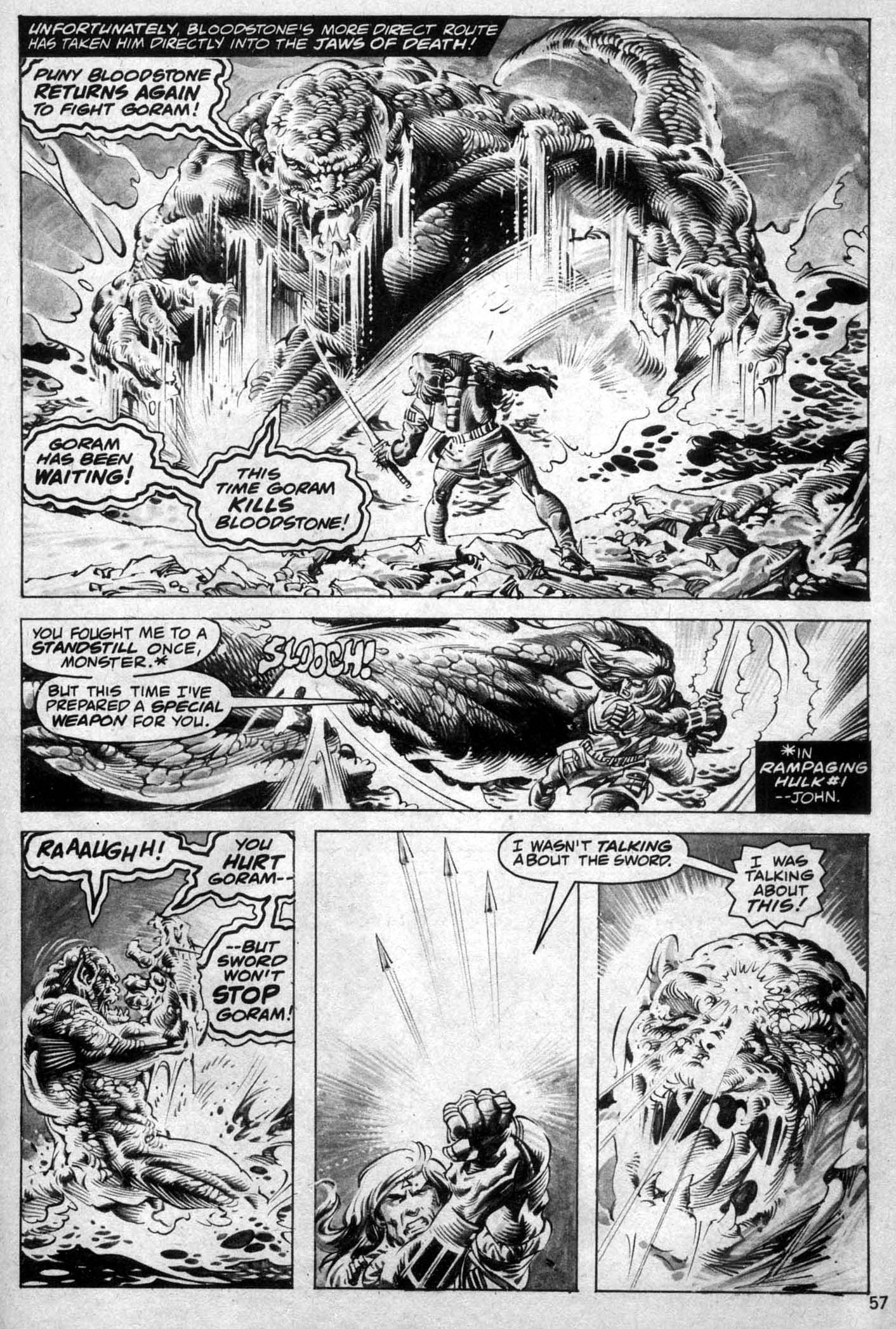 Read online The Rampaging Hulk comic -  Issue #3 - 56