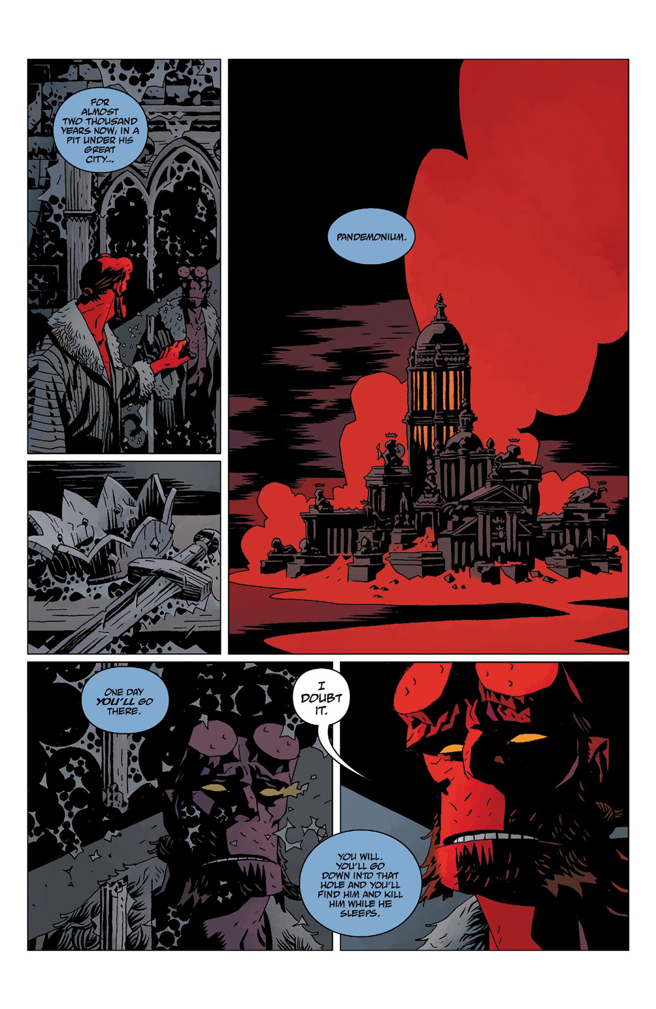 Read online Hellboy: The Wild Hunt comic -  Issue # TPB - 145