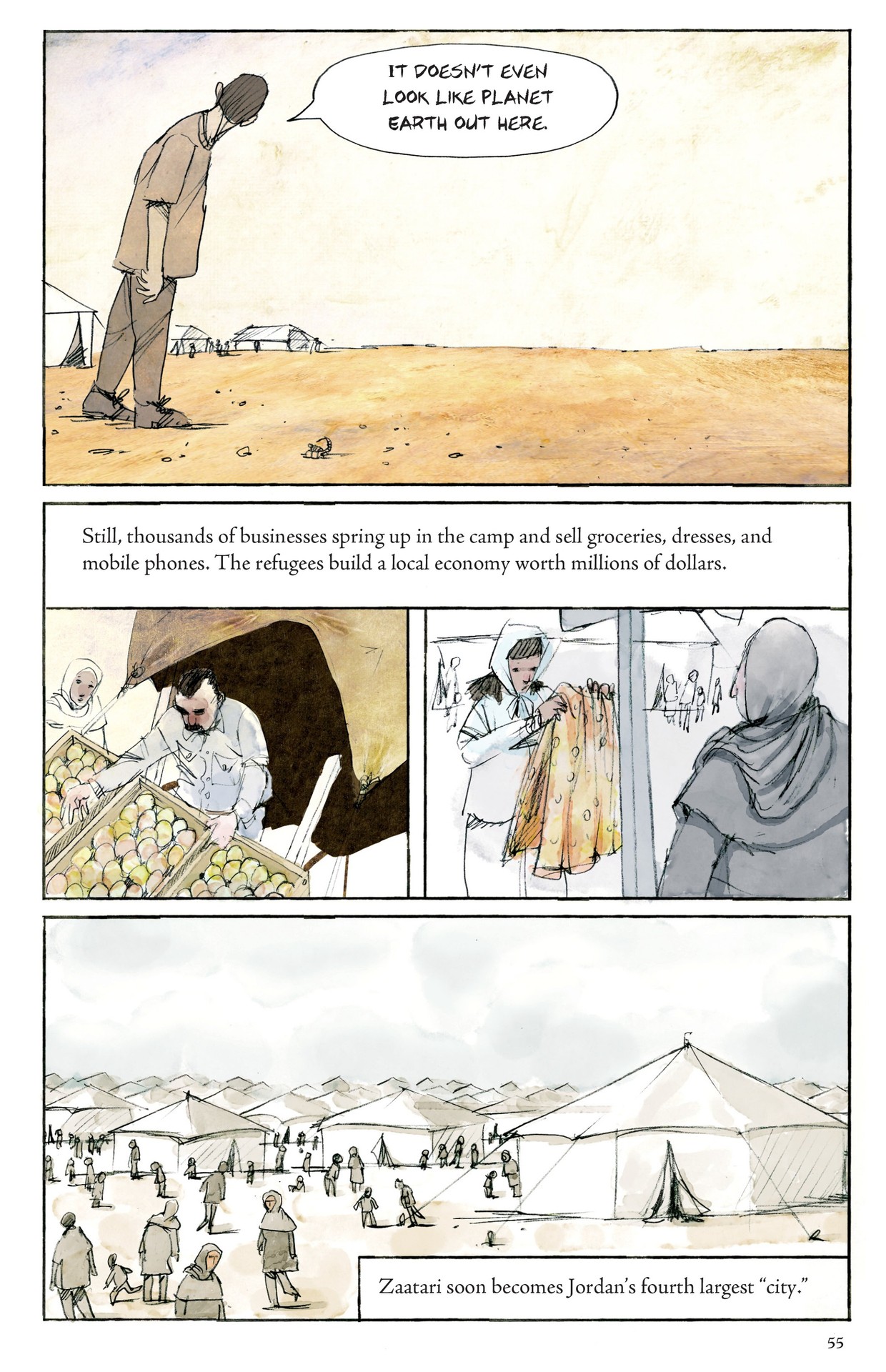 Read online The Unwanted: Stories of the Syrian Refugees comic -  Issue # TPB - 50