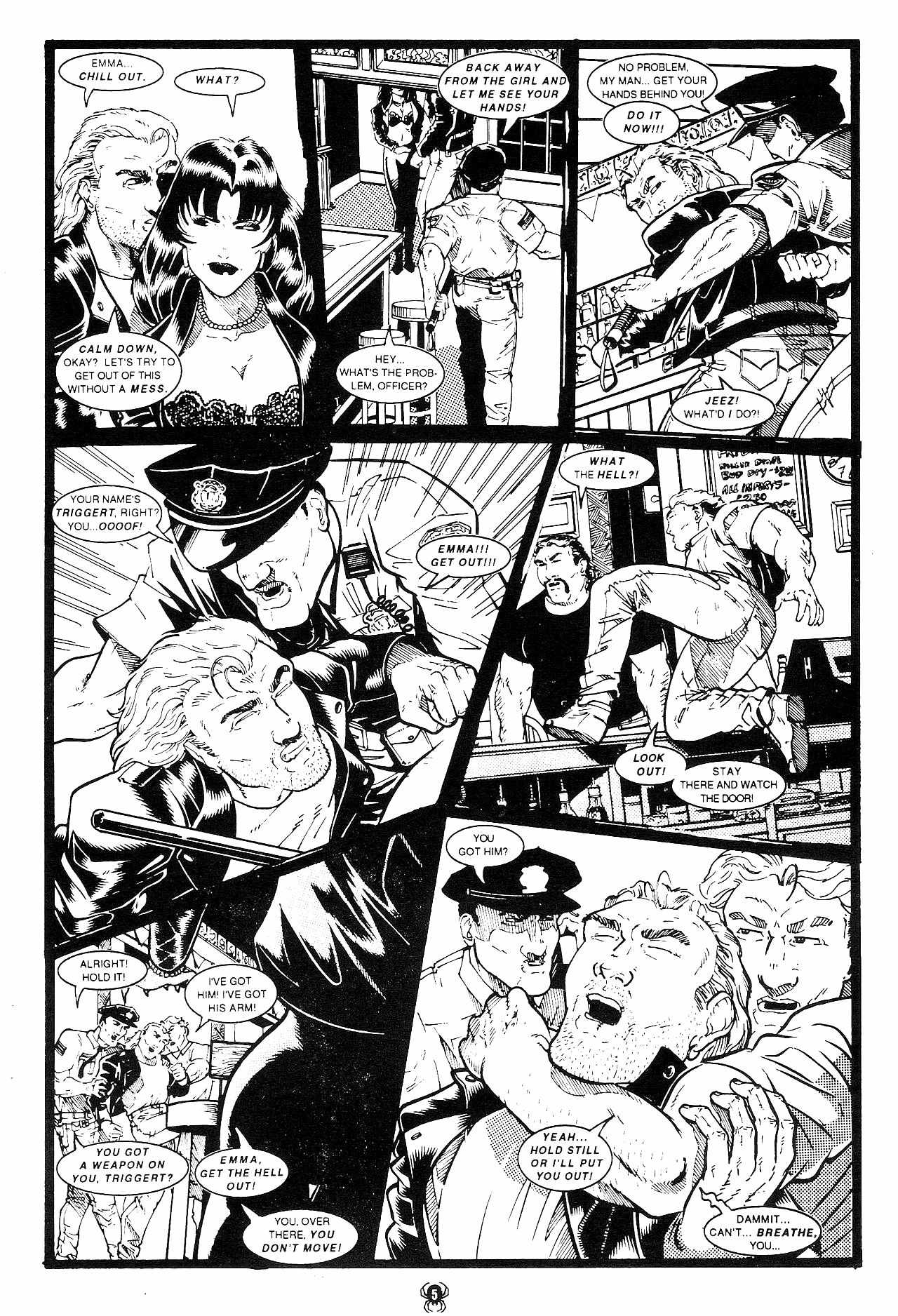 Read online Fangs of the Widow comic -  Issue #6 - 7