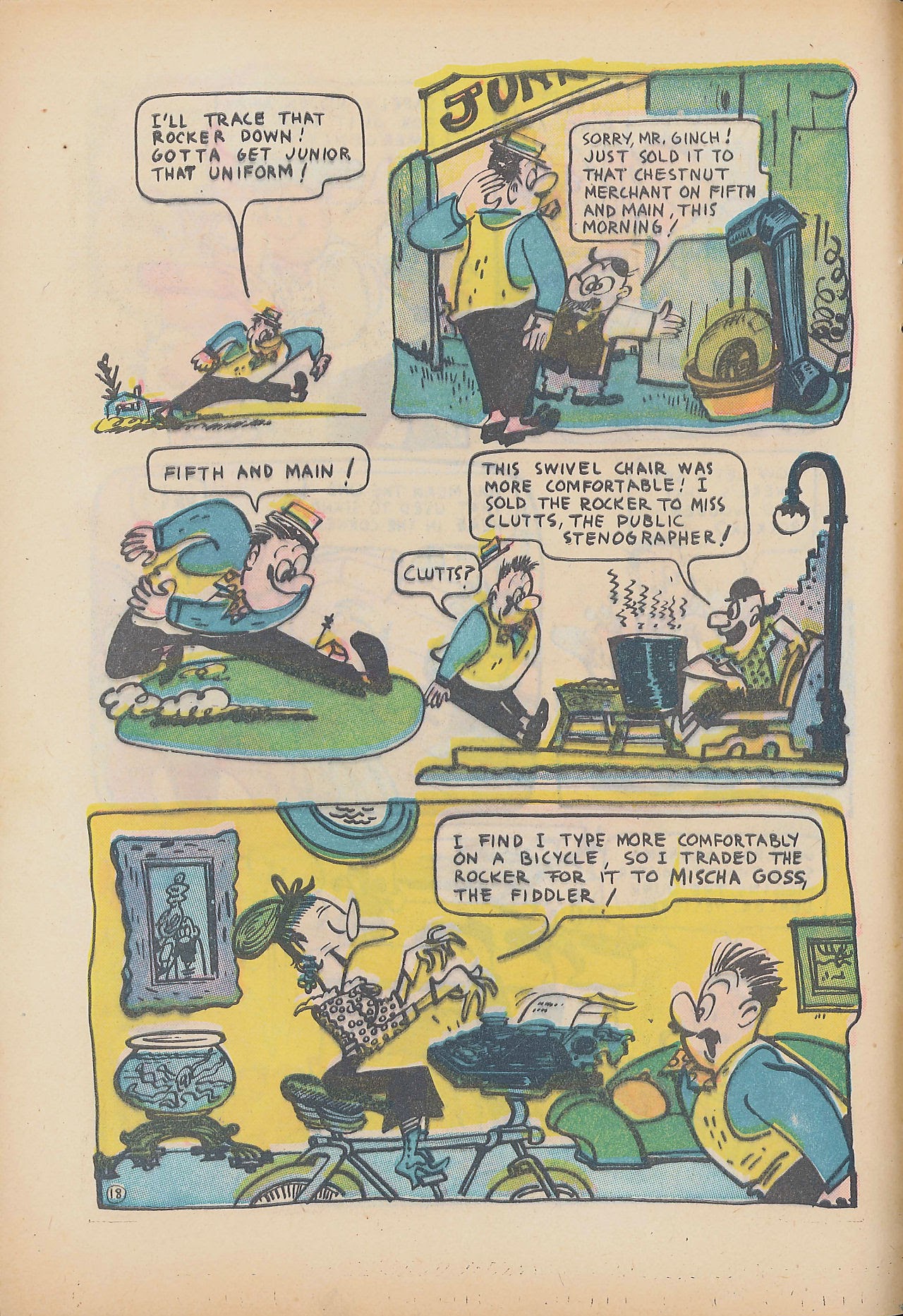 Read online Milt Gross Funnies comic -  Issue #1 - 20