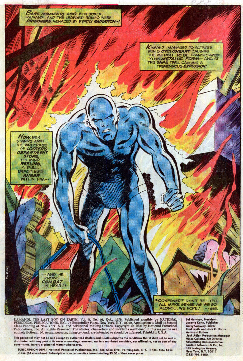 Read online Kamandi, The Last Boy On Earth comic -  Issue #46 - 2