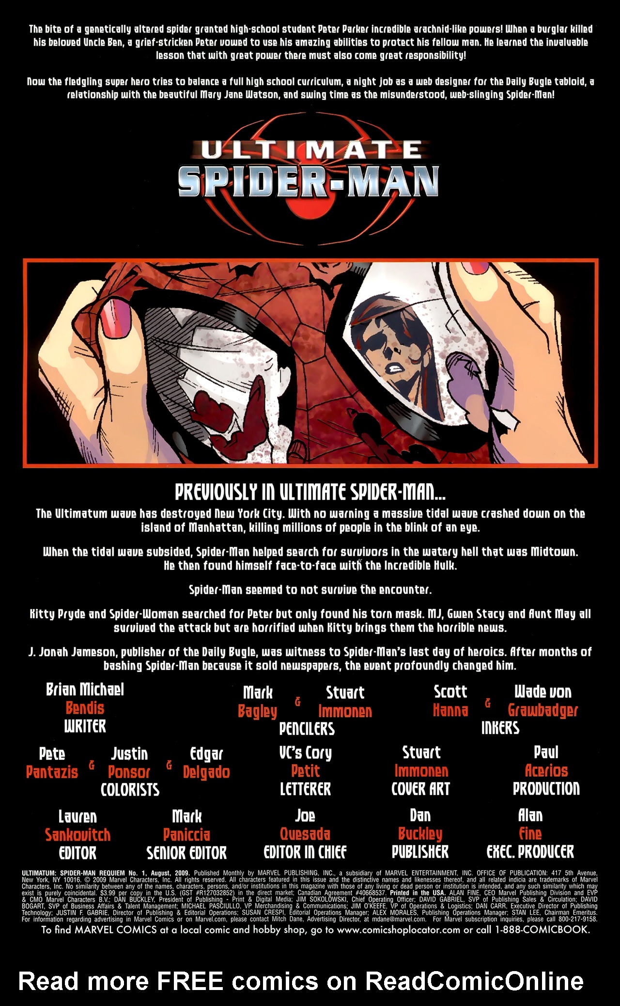Read online Ultimatum: Spider-Man Requiem comic -  Issue #1 - 4