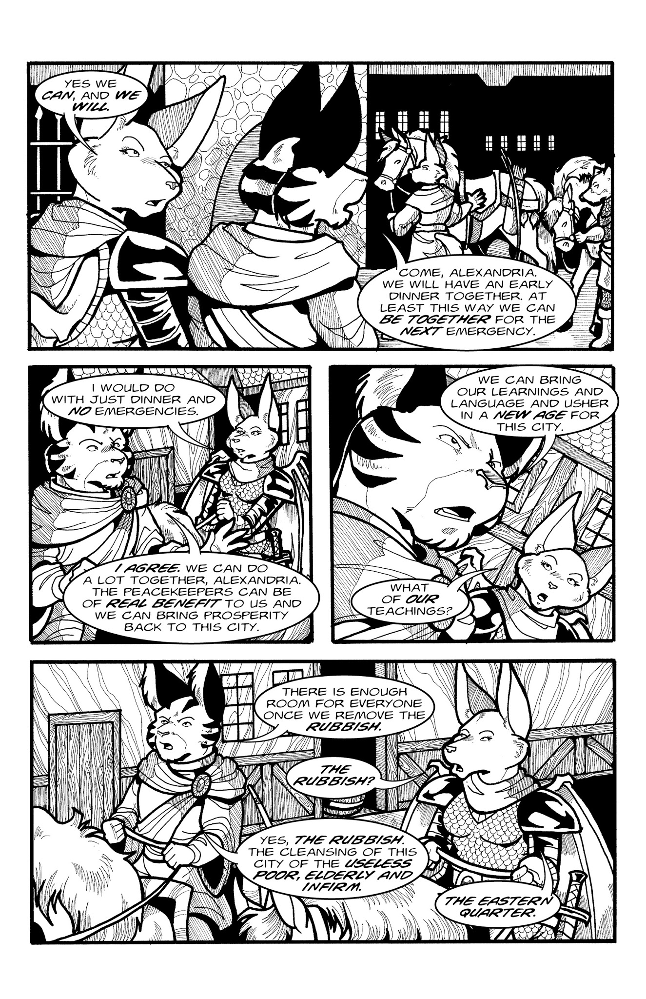 Read online Tall Tails: The Peacekeepers comic -  Issue #3 - 32
