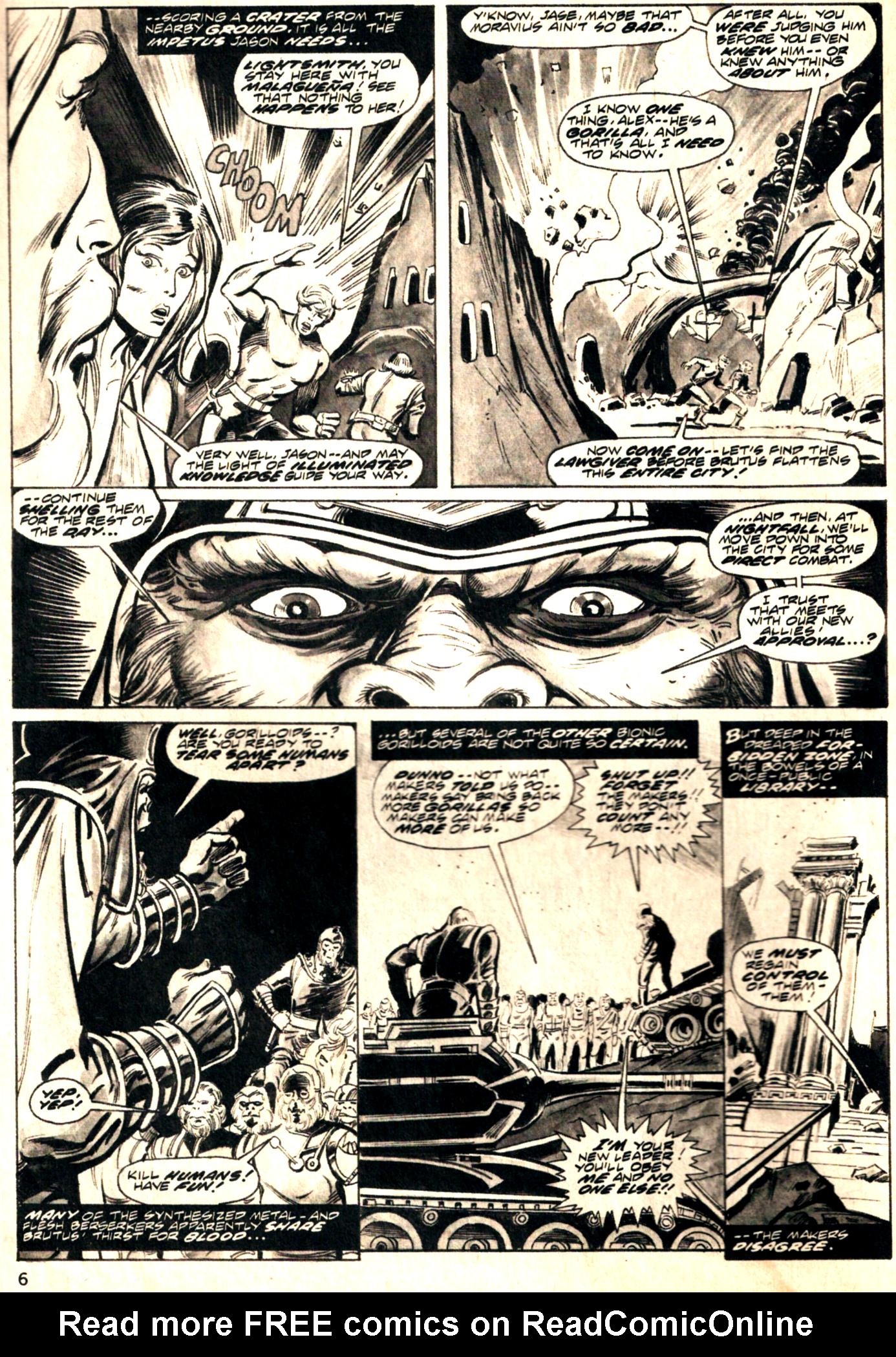 Read online Planet of the Apes comic -  Issue #28 - 6