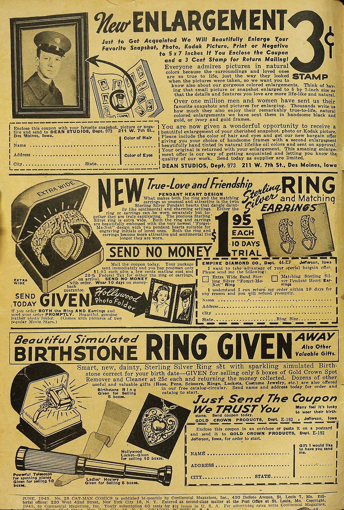 Read online Cat-Man Comics comic -  Issue #28 - 2