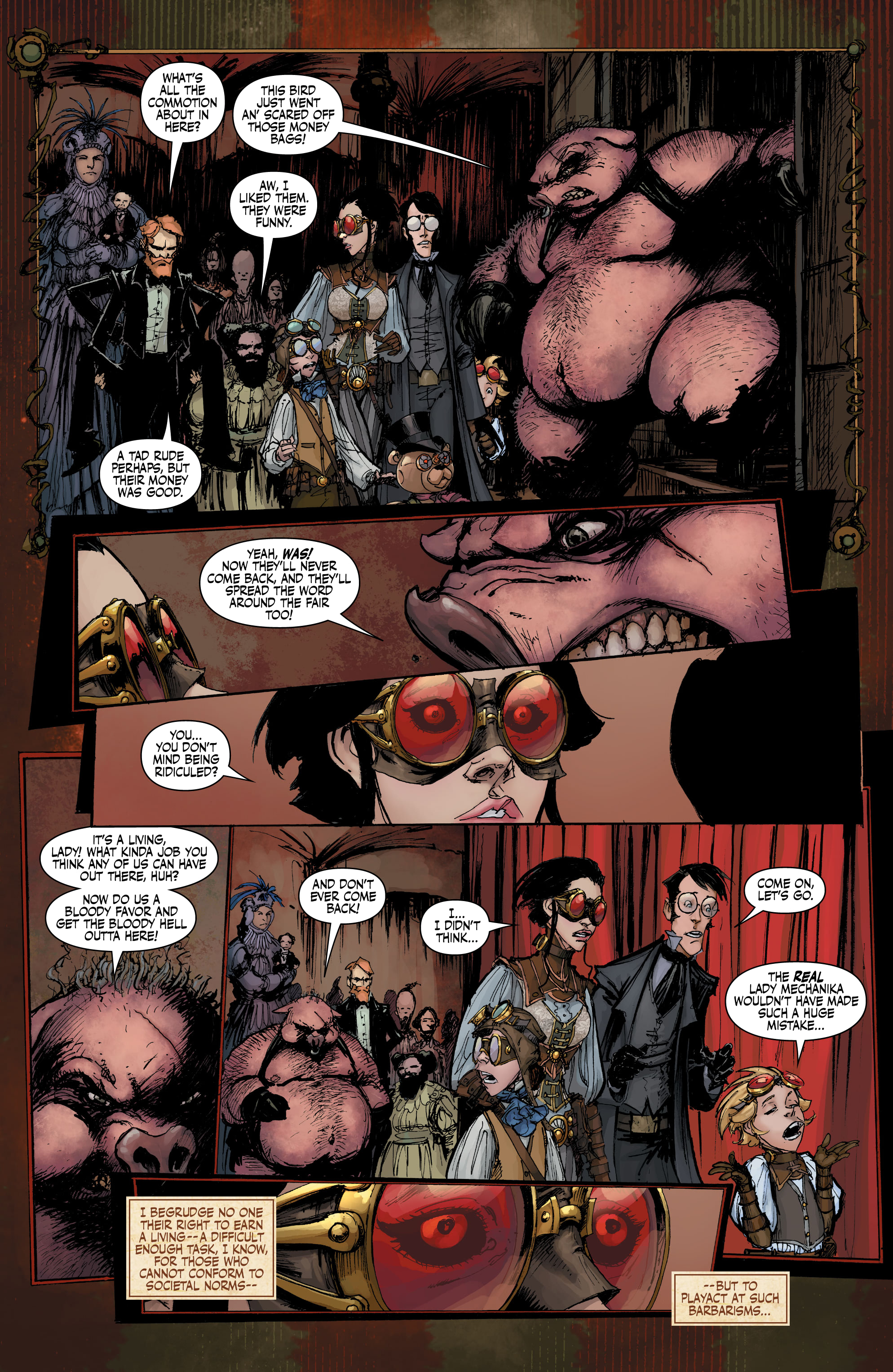 Read online Lady Mechanika: The Monster of The Ministry of Hell comic -  Issue #3 - 6