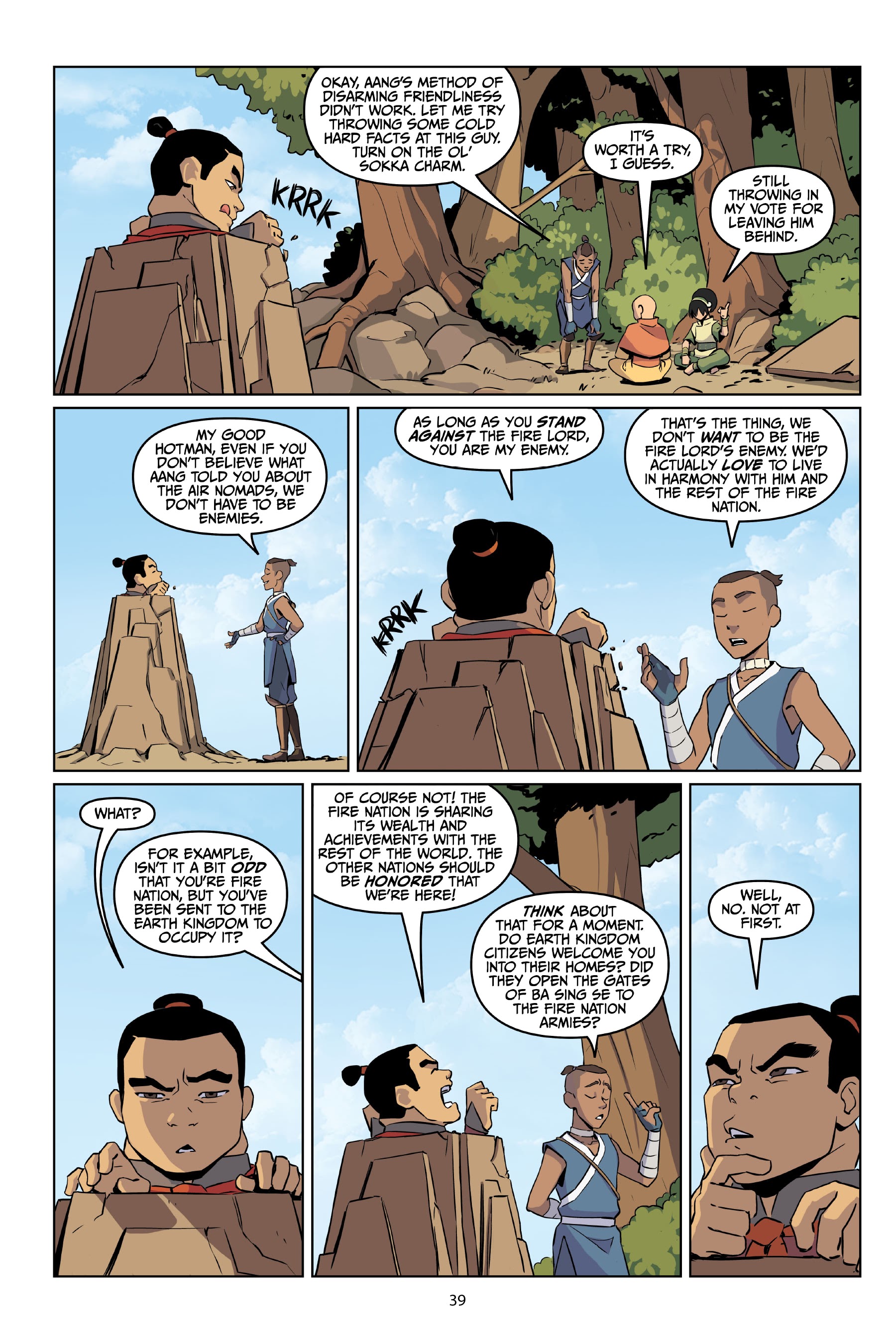 Read online Avatar: The Last Airbender—Katara and the Pirate's Silver comic -  Issue # TPB - 40