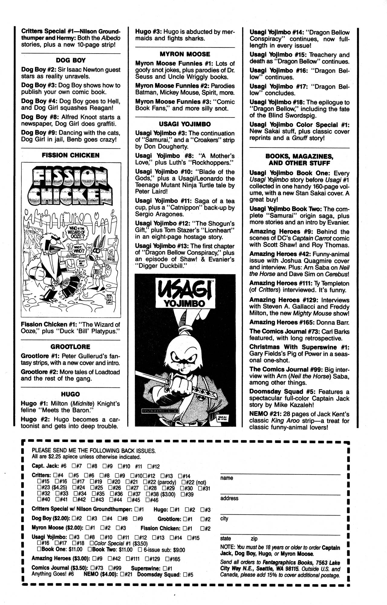 Read online Critters comic -  Issue #47 - 25