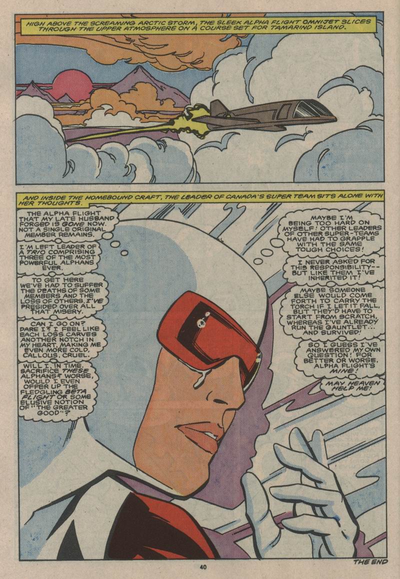 Read online Alpha Flight (1983) comic -  Issue #50 - 41