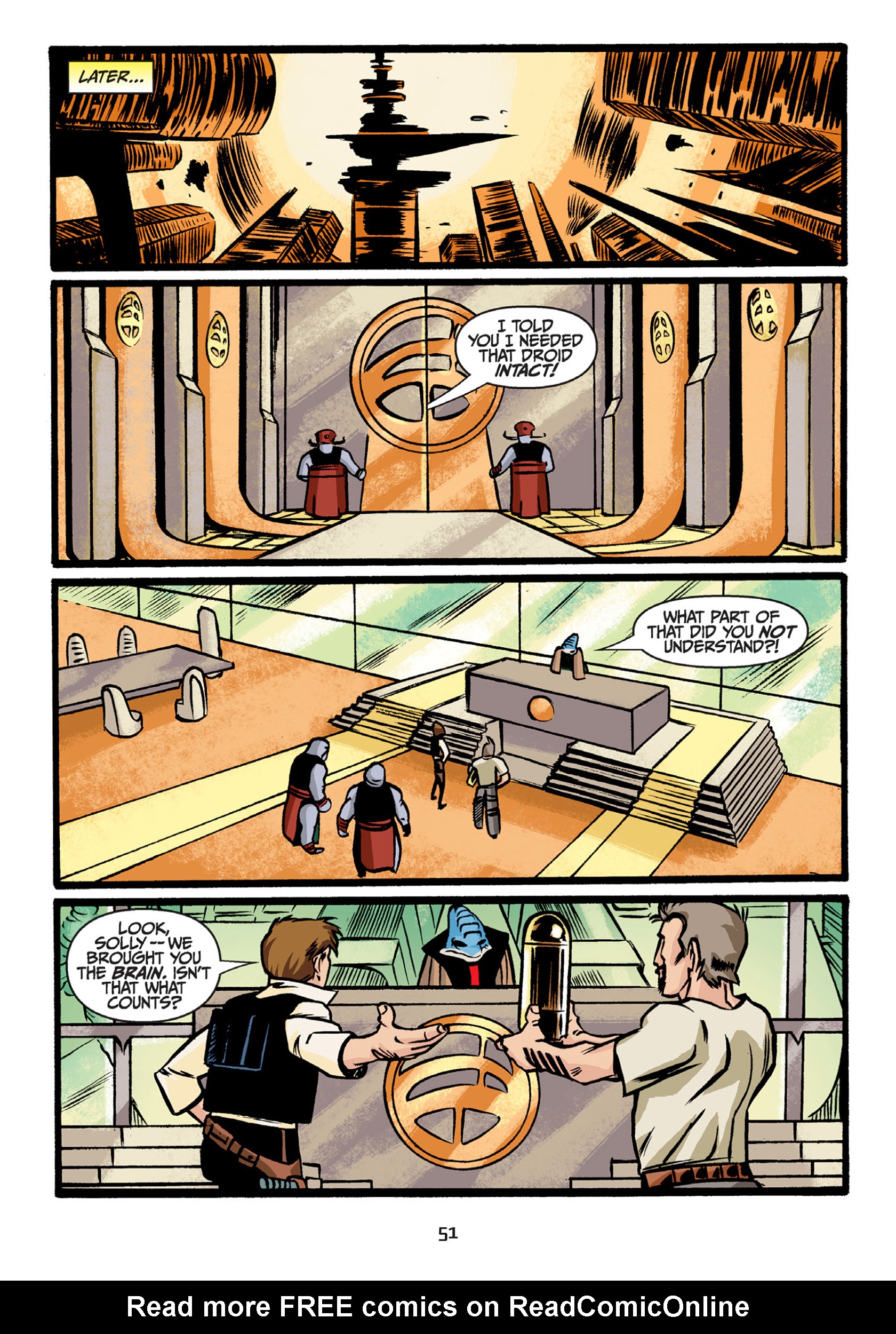 Read online Star Wars Adventures comic -  Issue # Issue Han Solo and the Hollow Moon of Khorya - 53