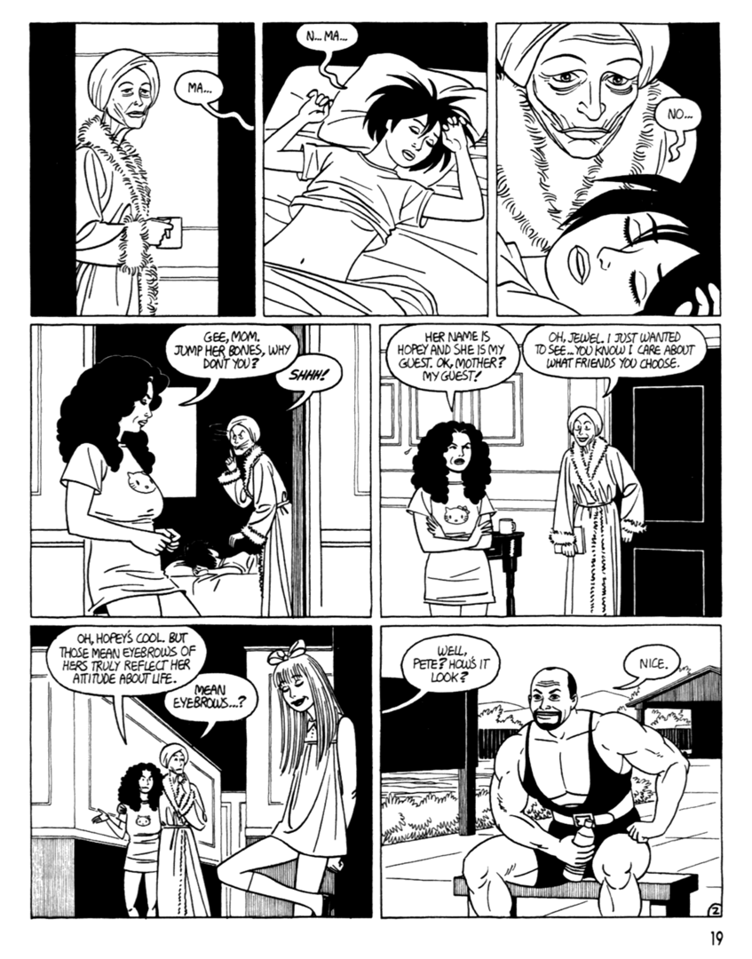 Read online Love and Rockets (1982) comic -  Issue #38 - 21