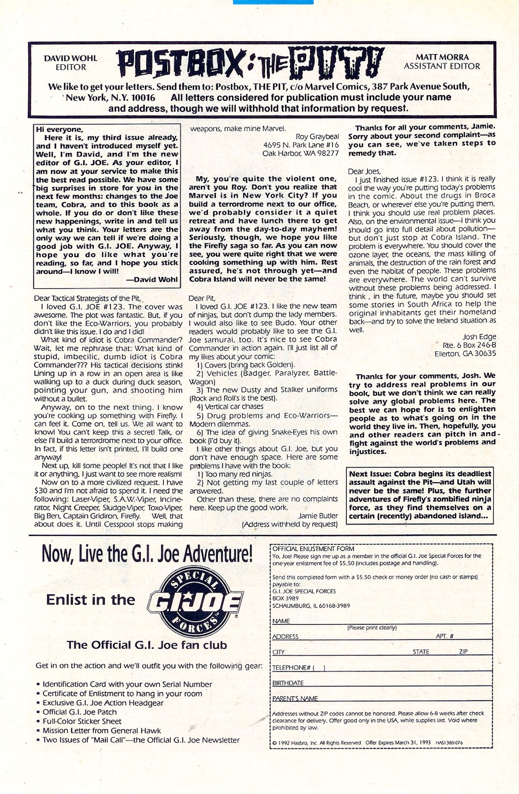 G.I. Joe: A Real American Hero issue 129 - Page 23