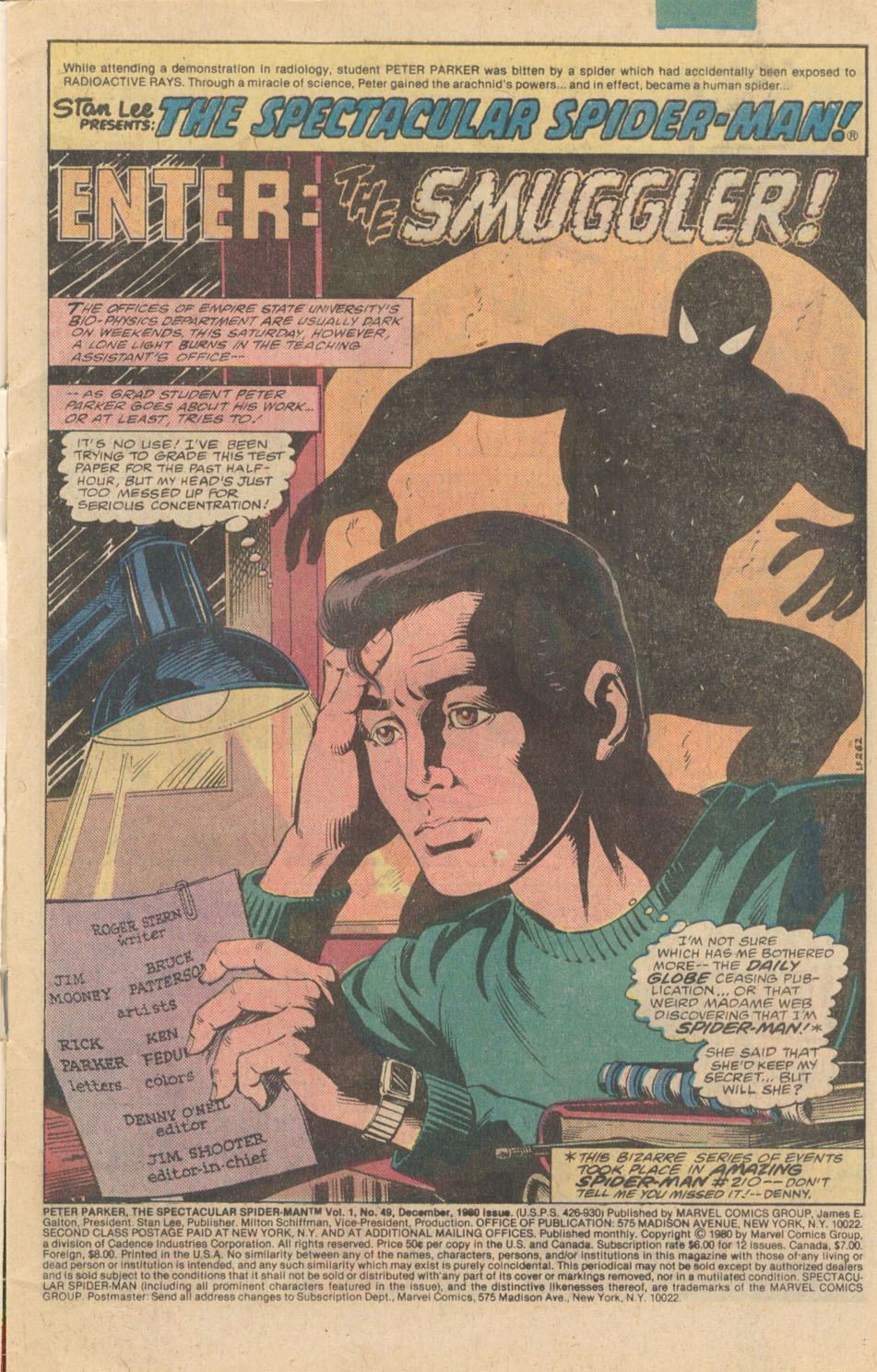 Read online The Spectacular Spider-Man (1976) comic -  Issue #49 - 2