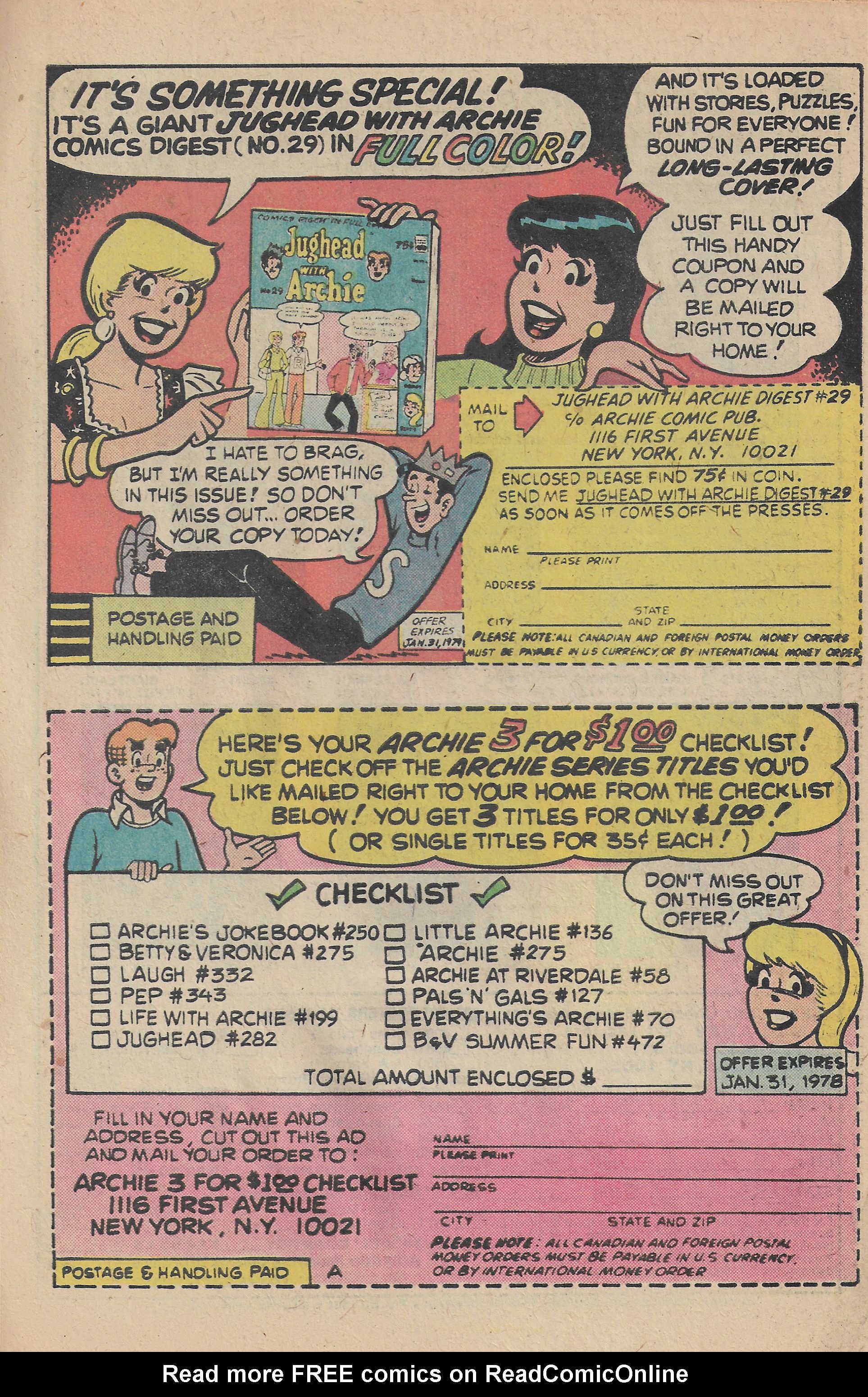Read online Archie Giant Series Magazine comic -  Issue #475 - 27