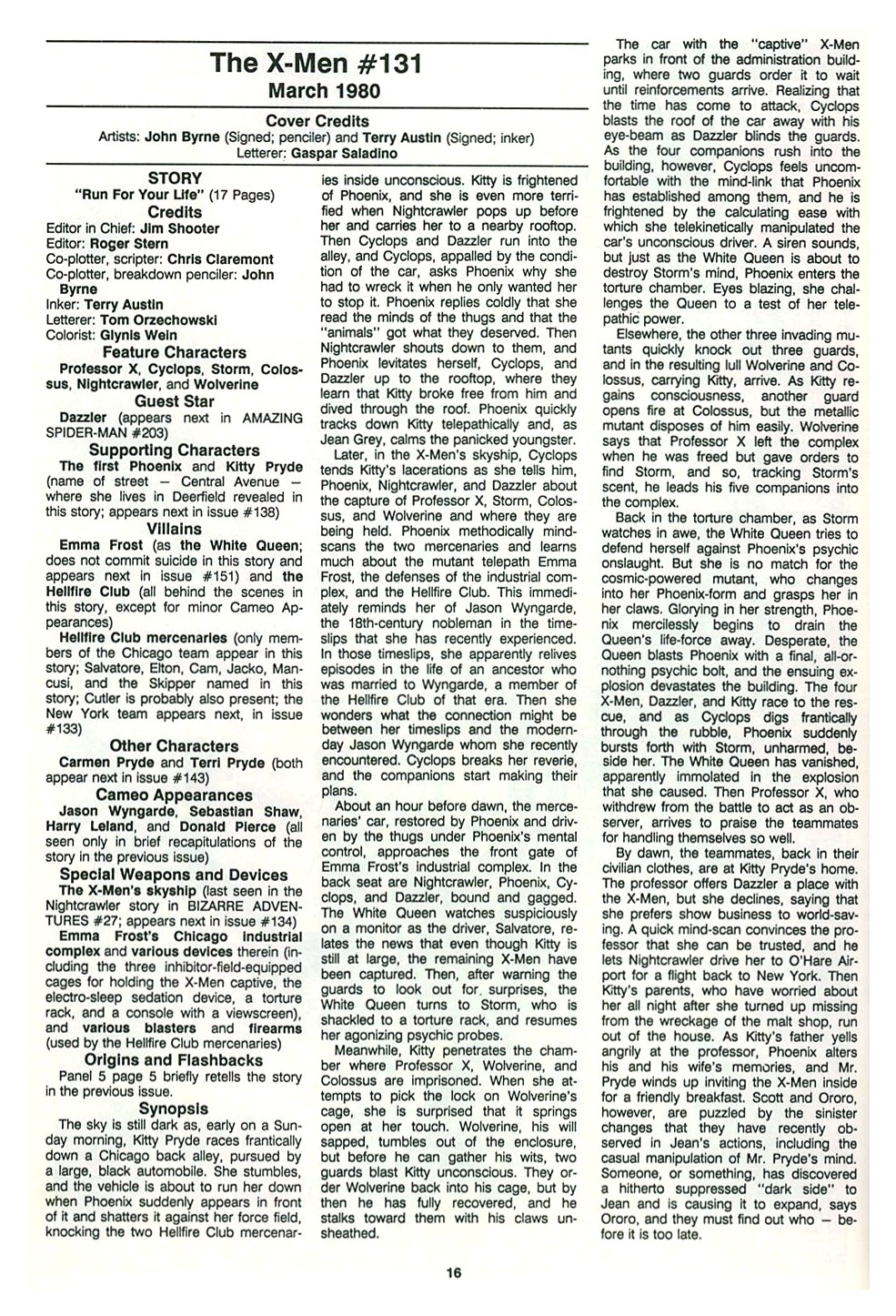 Read online The Official Marvel Index To The X-Men comic -  Issue #7 - 18