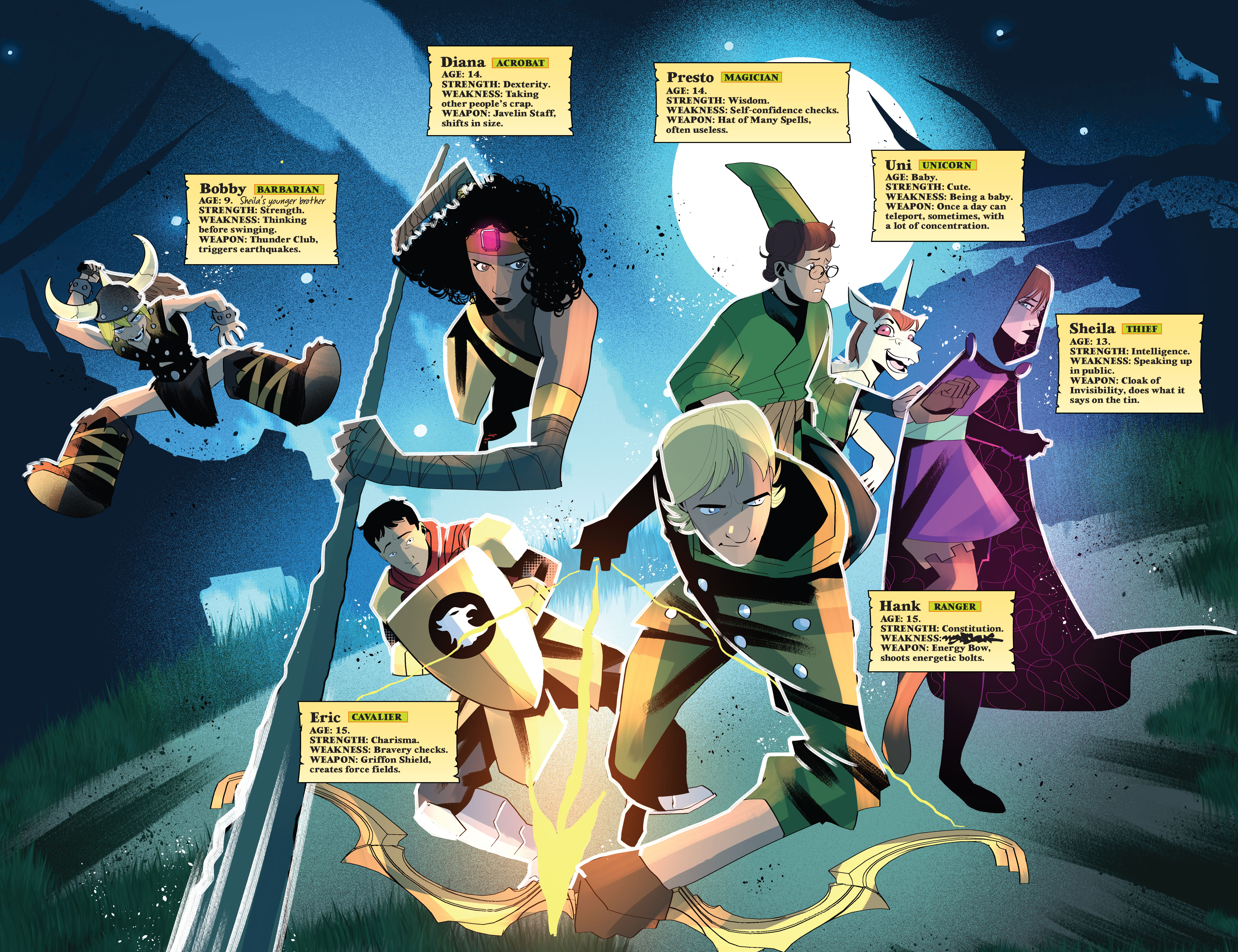 Read online Dungeons & Dragons: Saturday Morning Adventures (2023) comic -  Issue #1 - 4