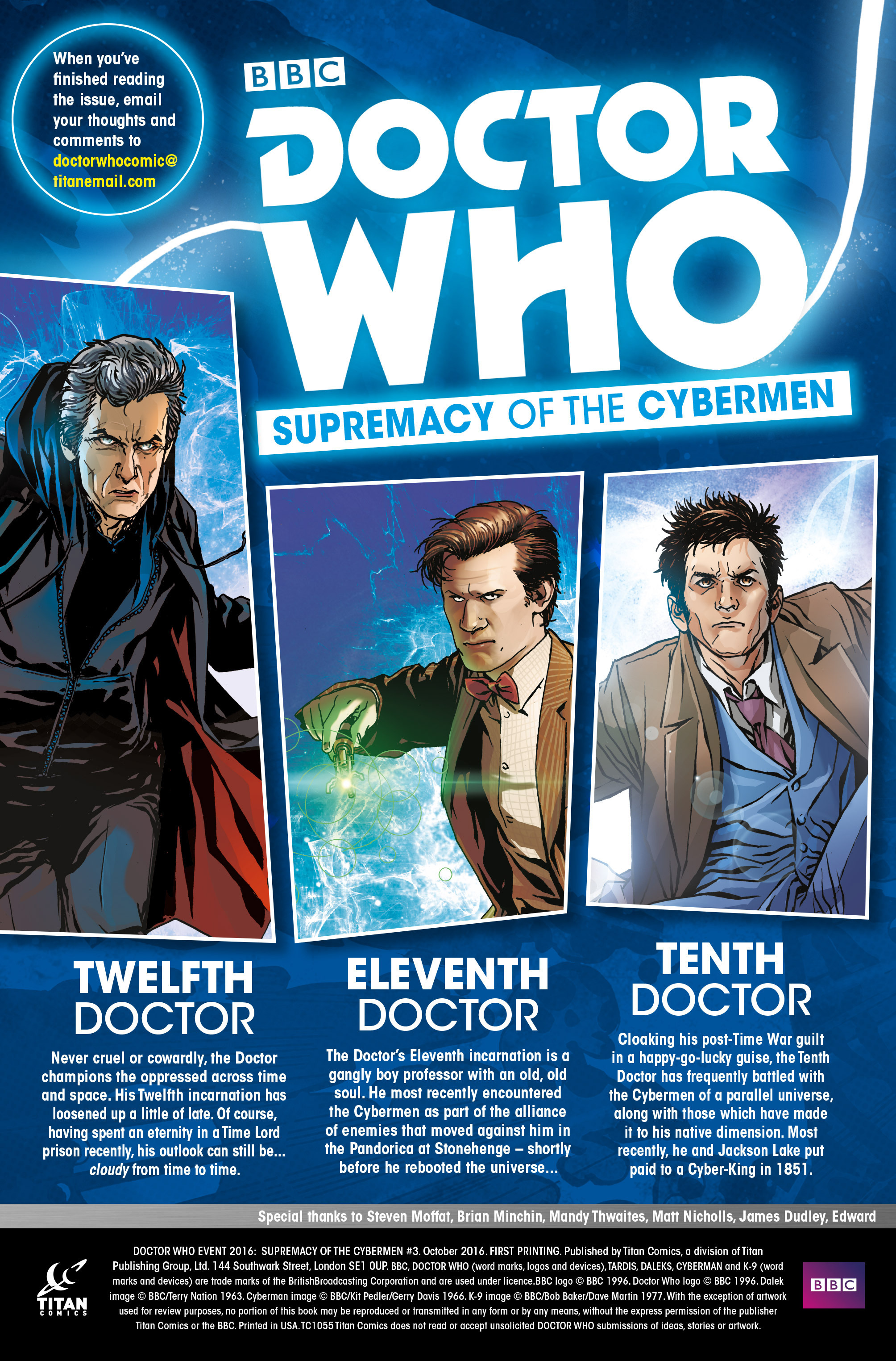 Read online Doctor Who Event 2016: Doctor Who Supremacy of the Cybermen comic -  Issue #3 - 4