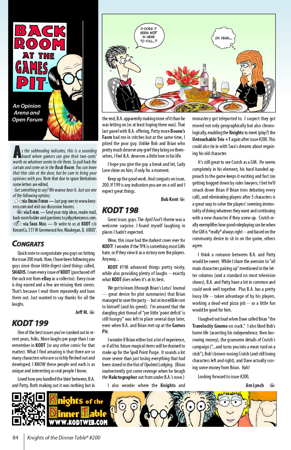 Read online Knights of the Dinner Table comic -  Issue #200 - 86