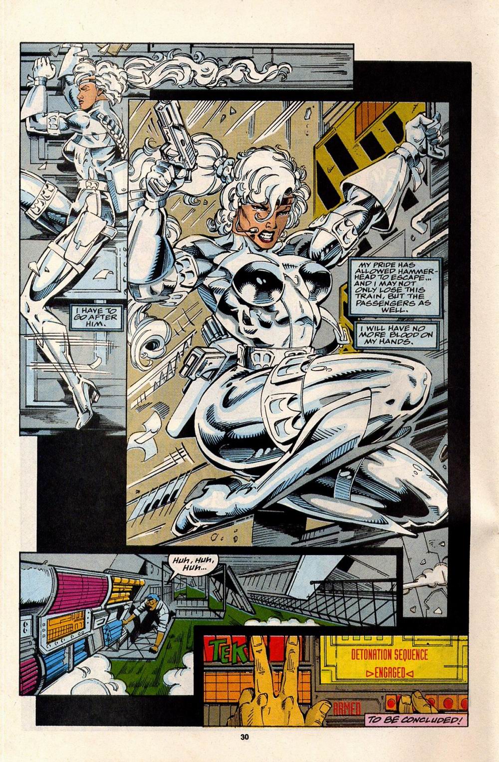 Read online Silver Sable and the Wild Pack comic -  Issue #32 - 23