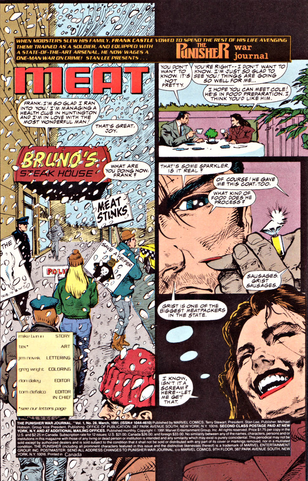 Read online The Punisher War Journal comic -  Issue #28 - 2