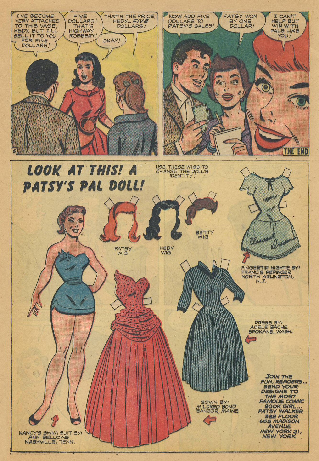 Read online Patsy and Hedy comic -  Issue #53 - 20