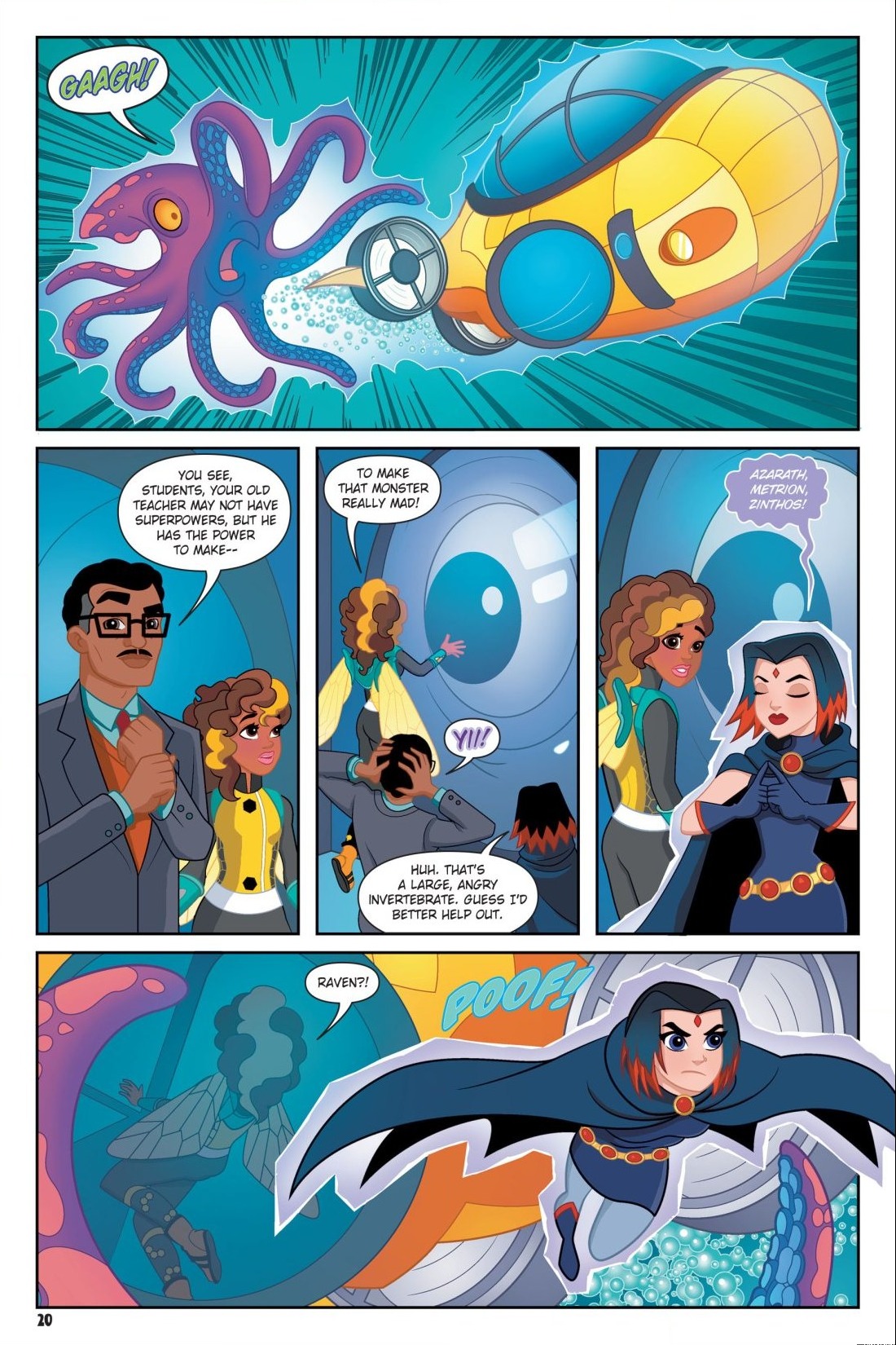 Read online DC Super Hero Girls: Search for Atlantis comic -  Issue # TPB - 20