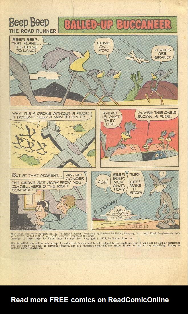 Read online Beep Beep The Road Runner comic -  Issue #30 - 2