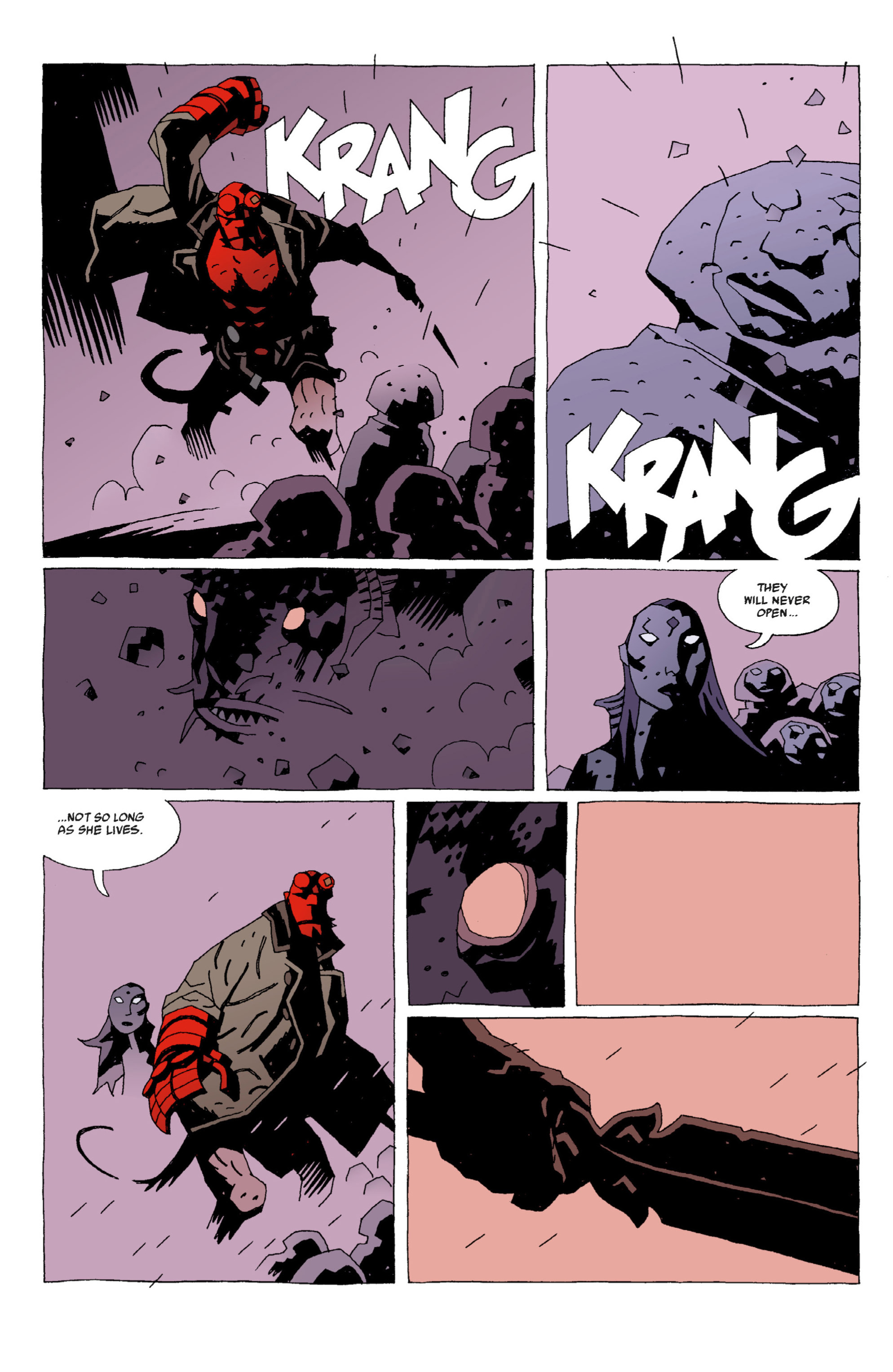 Read online Hellboy comic -  Issue #6 - 60