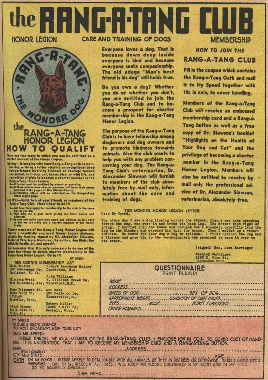 Read online Blue Ribbon Comics (1939) comic -  Issue #20 - 23