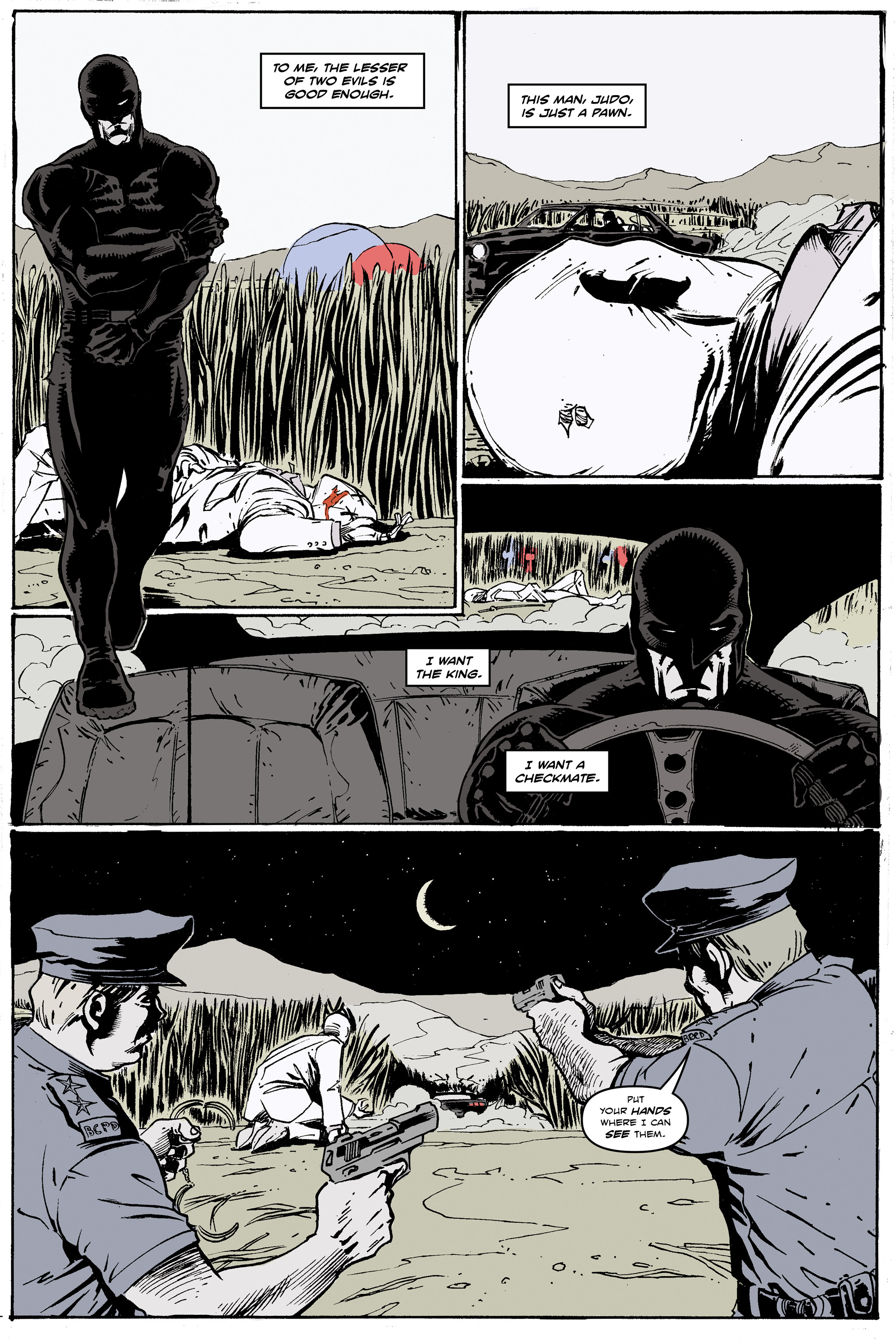 Read online Moros: A Hard Boiled Hero comic -  Issue #3 - 4