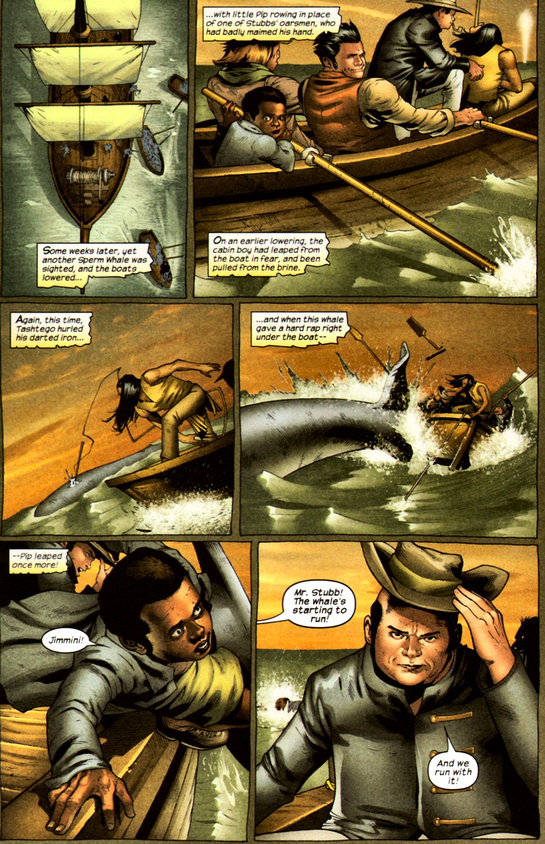 Read online Marvel Illustrated: Moby Dick comic -  Issue # TPB - 65