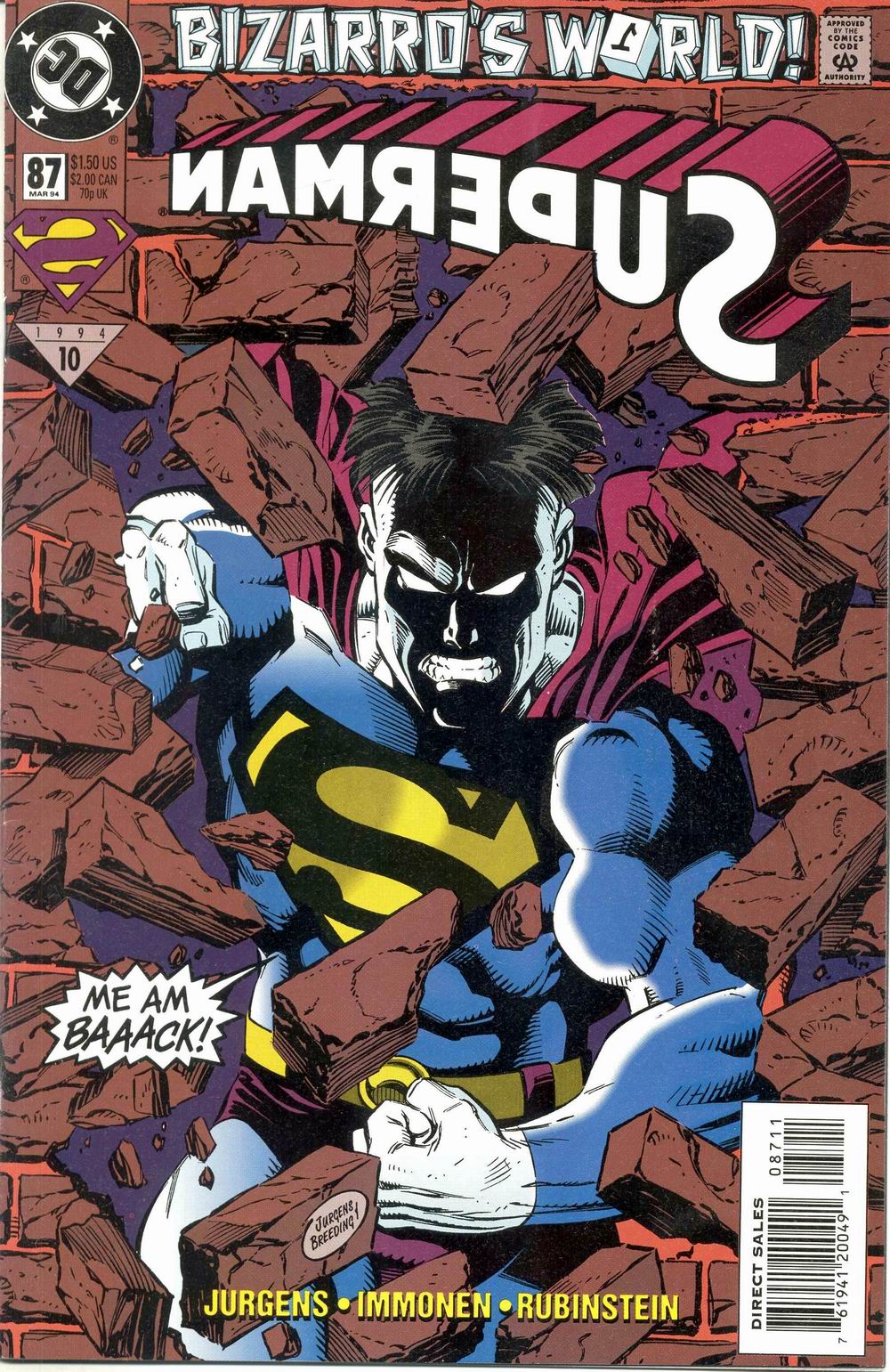 Read online Superman (1987) comic -  Issue #87 - 1