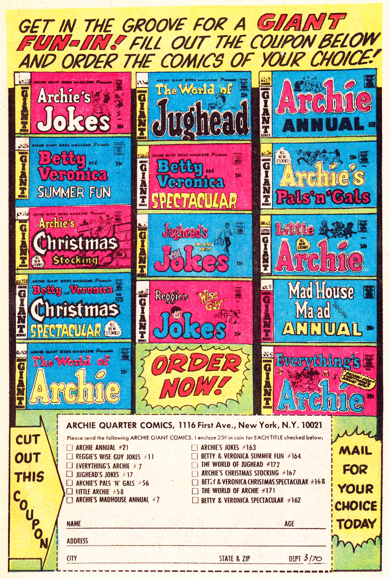 Read online Life With Archie (1958) comic -  Issue #95 - 19
