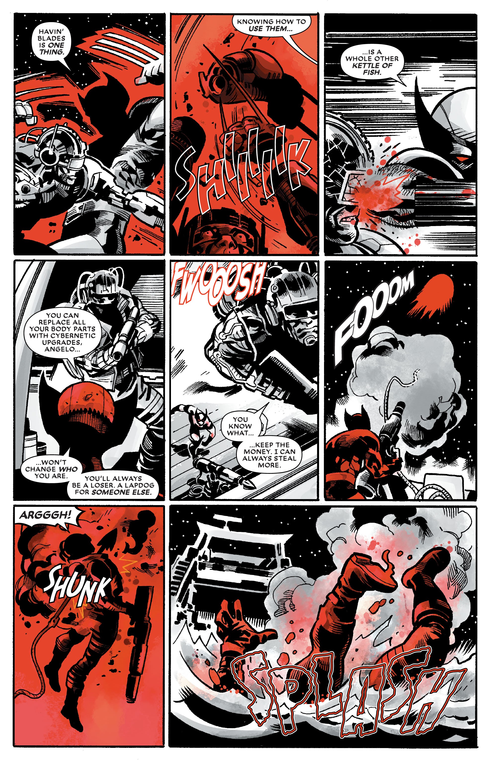 Read online Wolverine: Black, White & Blood comic -  Issue #4 - 21