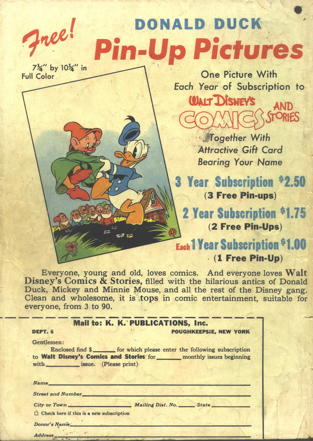 Read online Walt Disney's Comics and Stories comic -  Issue #57 - 52