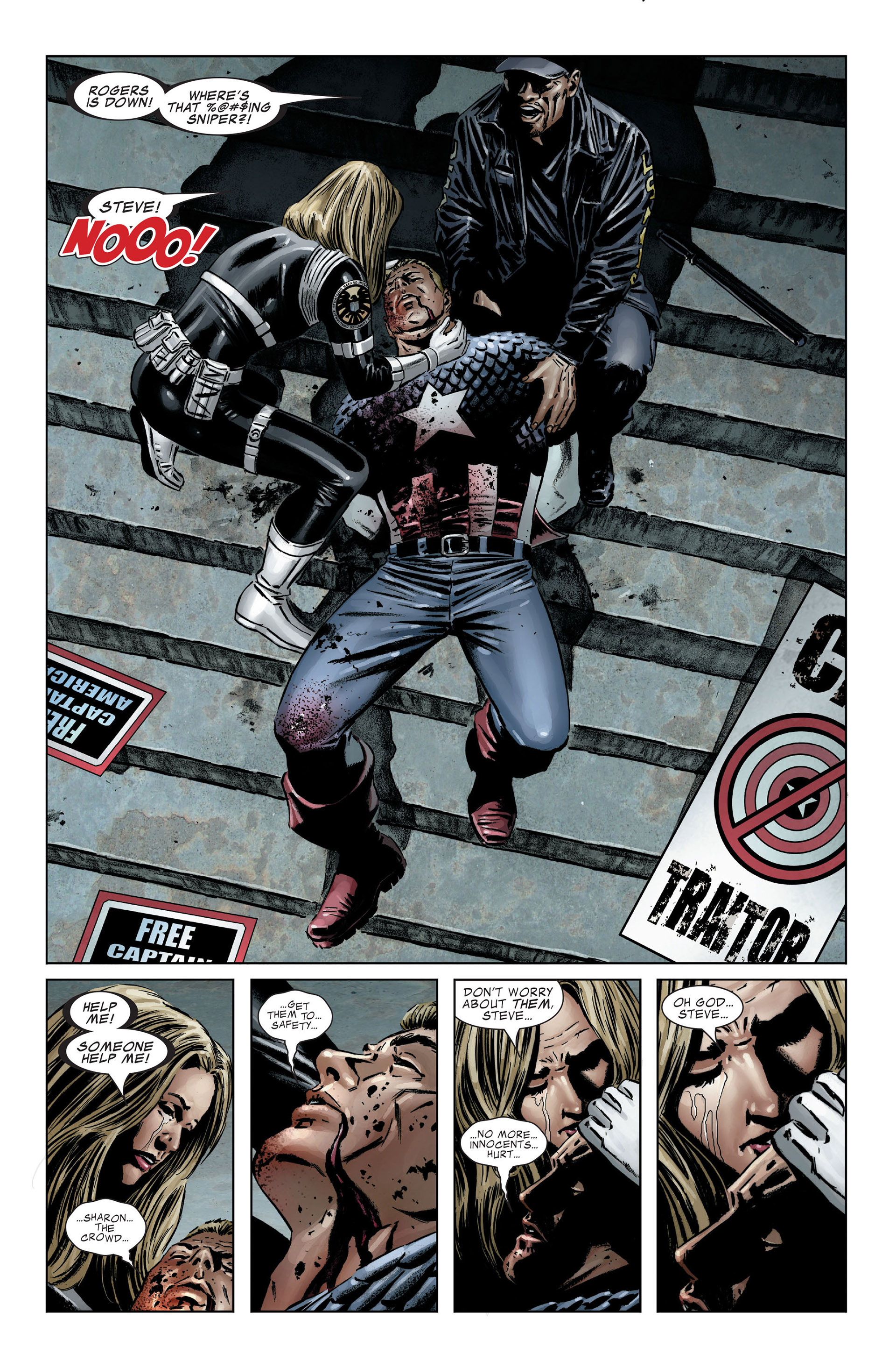 Read online Death of Captain America: The Death of the Dream comic -  Issue # TPB (Part 1) - 20