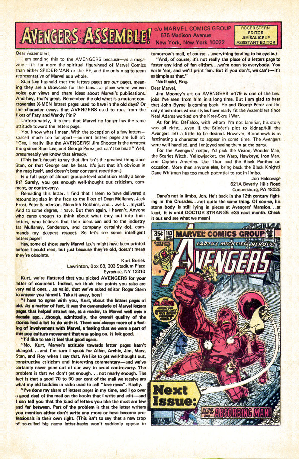 Read online The Avengers (1963) comic -  Issue #183 - 24