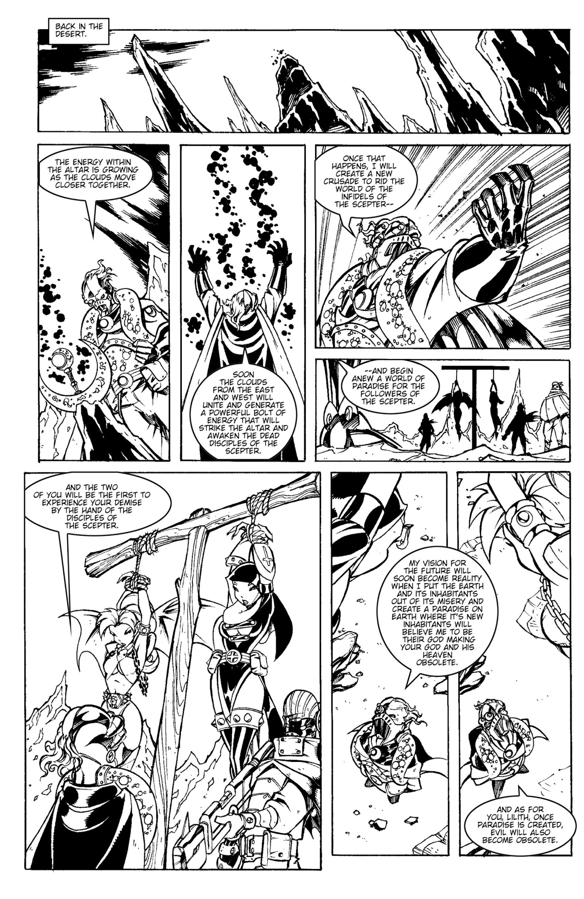 Read online Warrior Nun Areala: Armor of God comic -  Issue # TPB - 105