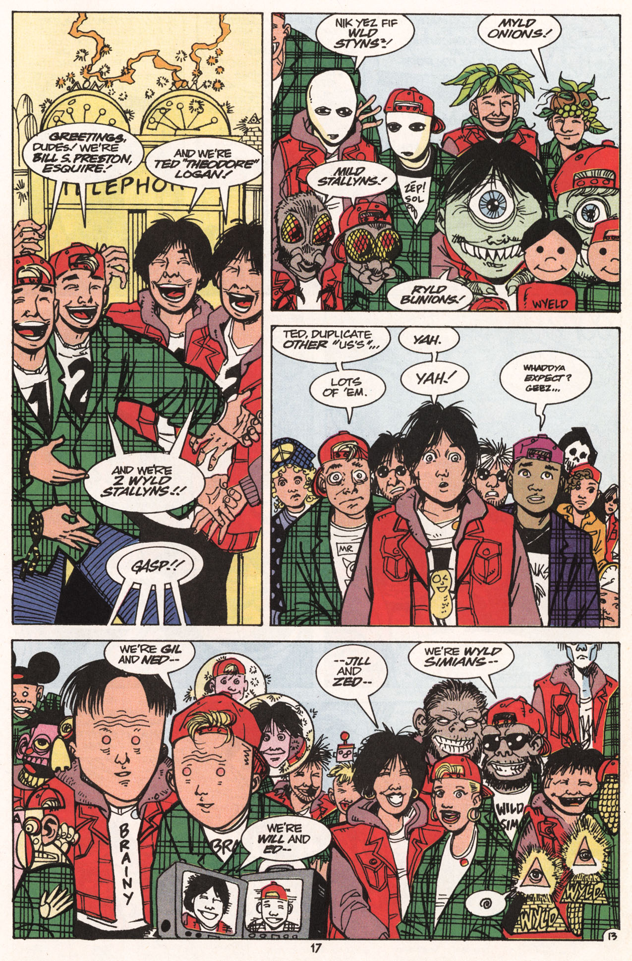 Read online Bill & Ted's Excellent Comic Book comic -  Issue #12 - 18