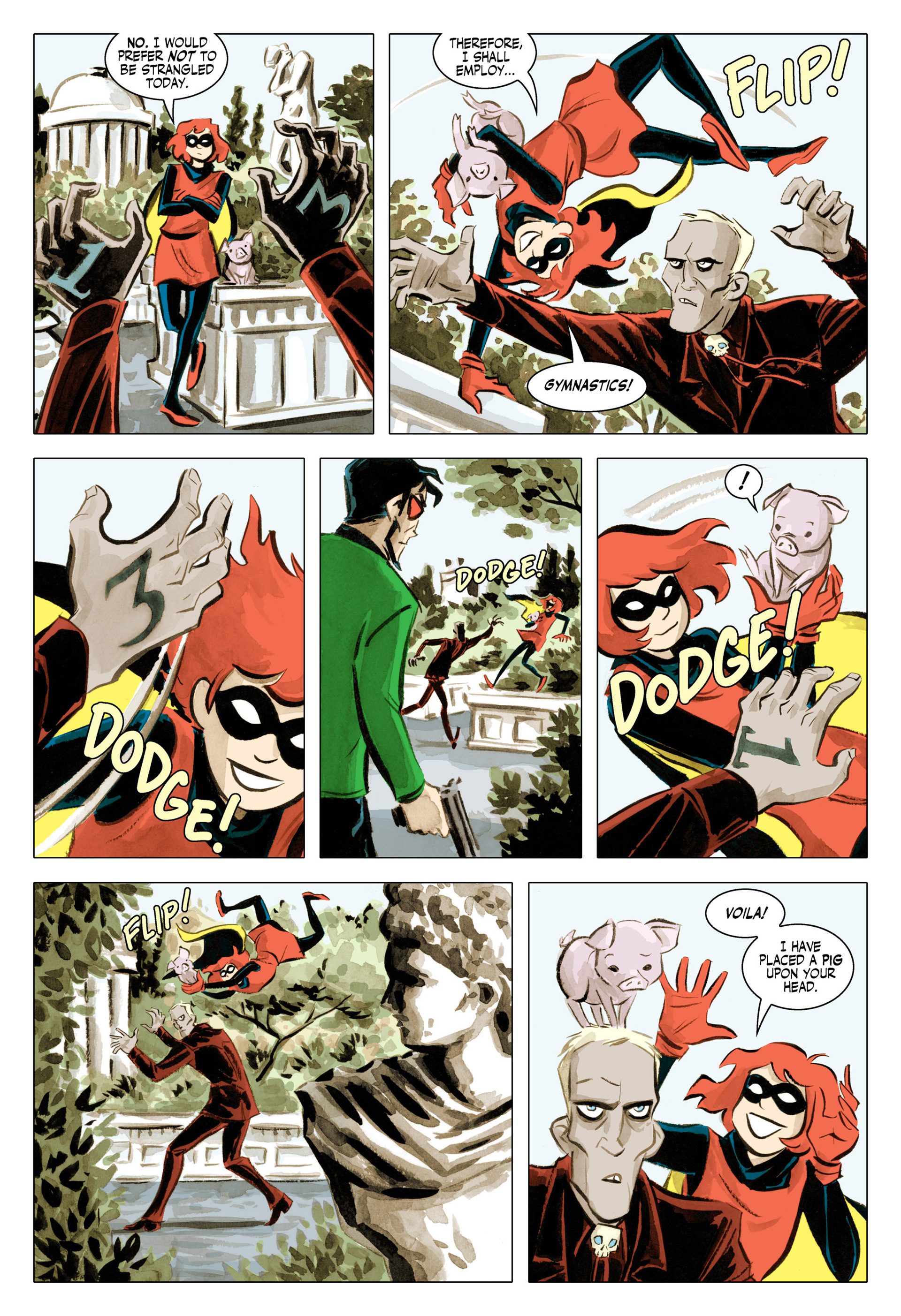 Read online Bandette (2012) comic -  Issue #8 - 19