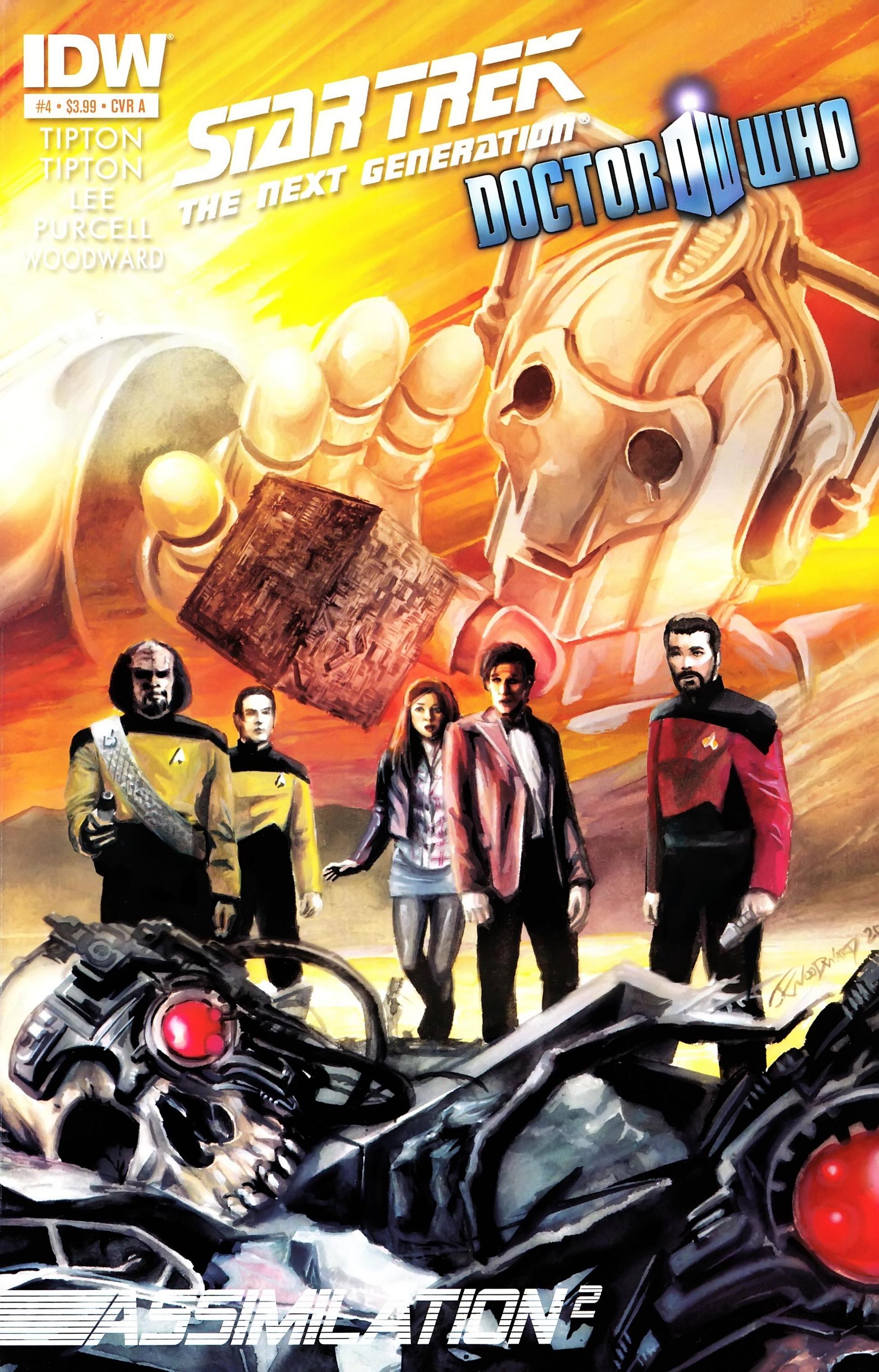 Read online Star Trek: The Next Generation/Doctor Who: Assimilation² comic -  Issue #4 - 1