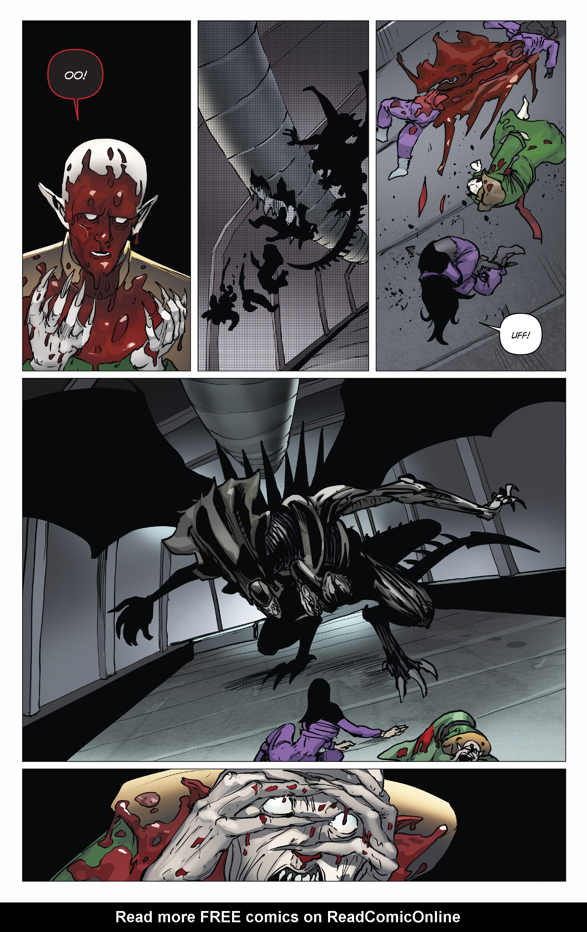 Read online Aliens/Vampirella comic -  Issue #5 - 21