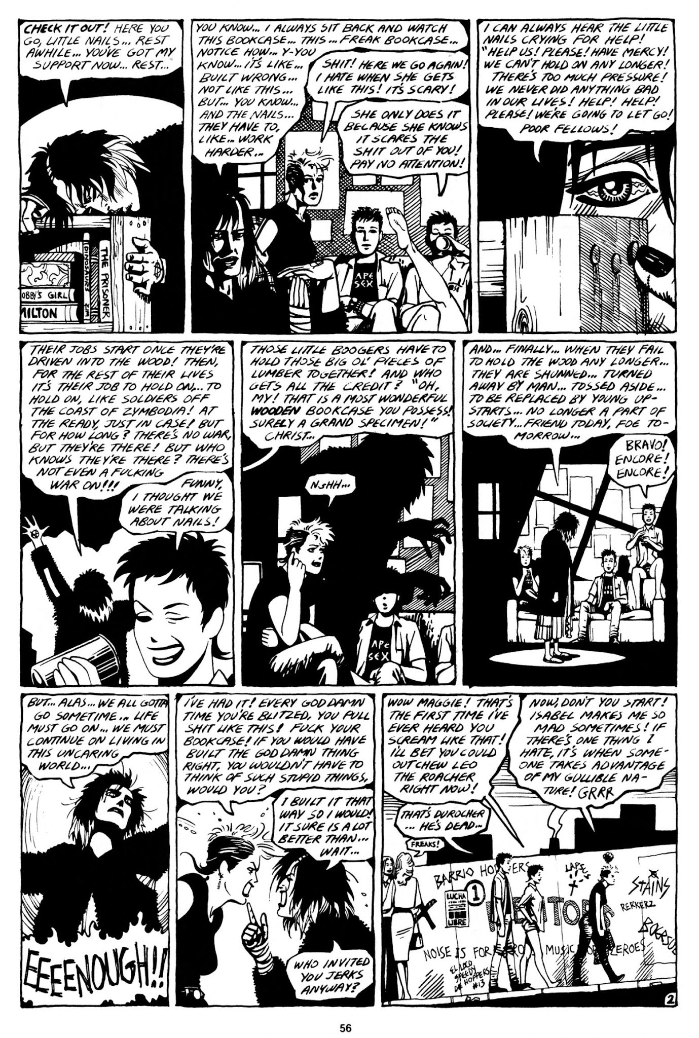 Read online Love and Rockets (1982) comic -  Issue #1 - 56