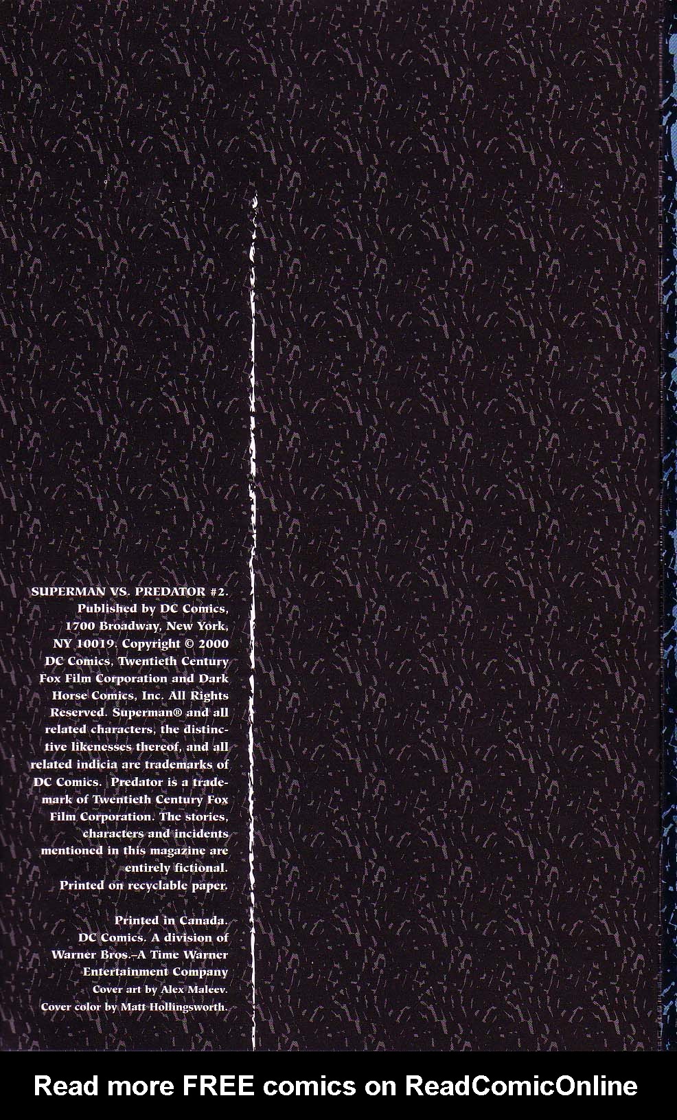 Read online Superman vs. Predator comic -  Issue #2 - 2