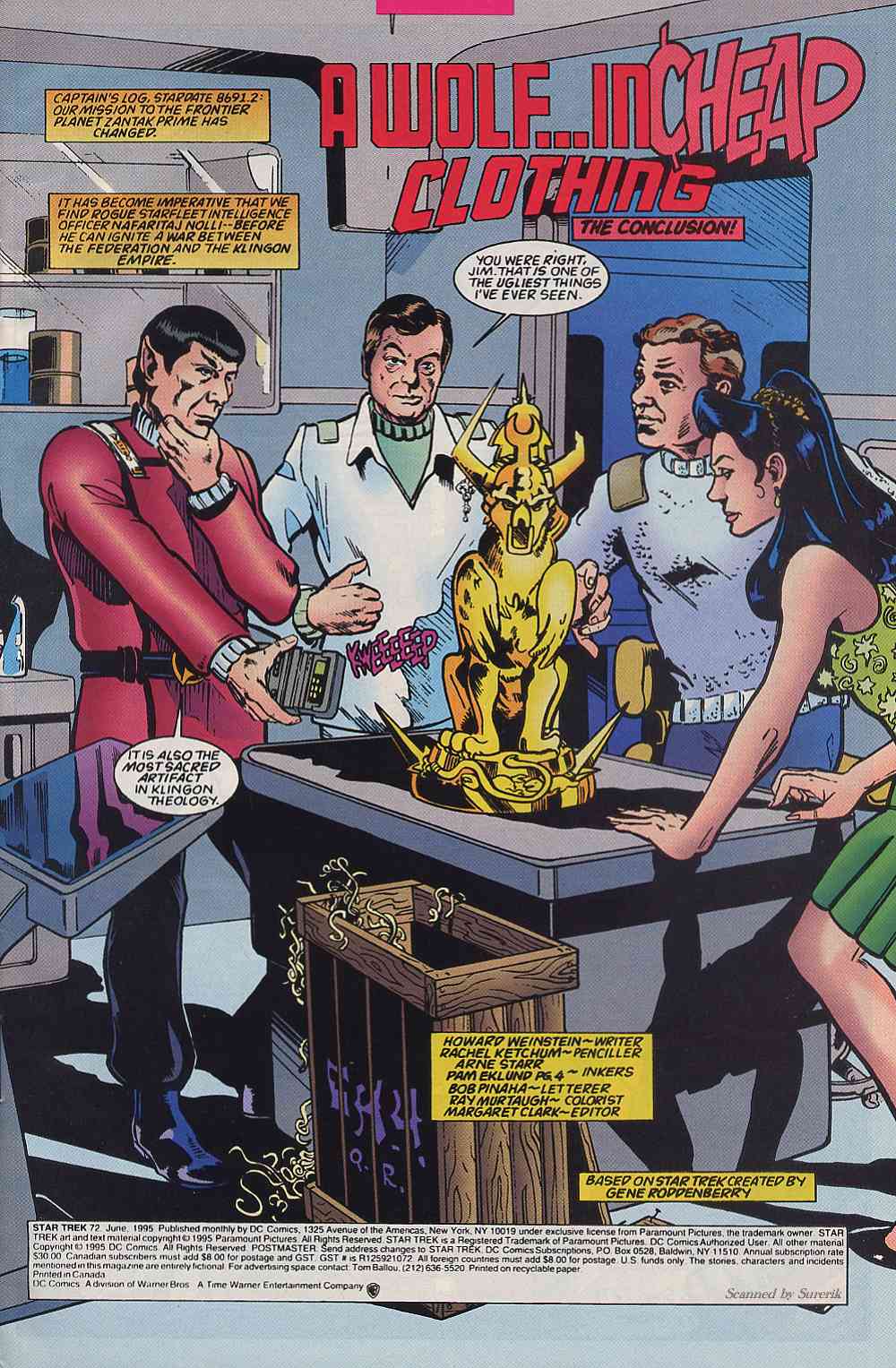 Read online Star Trek (1989) comic -  Issue #72 - 2