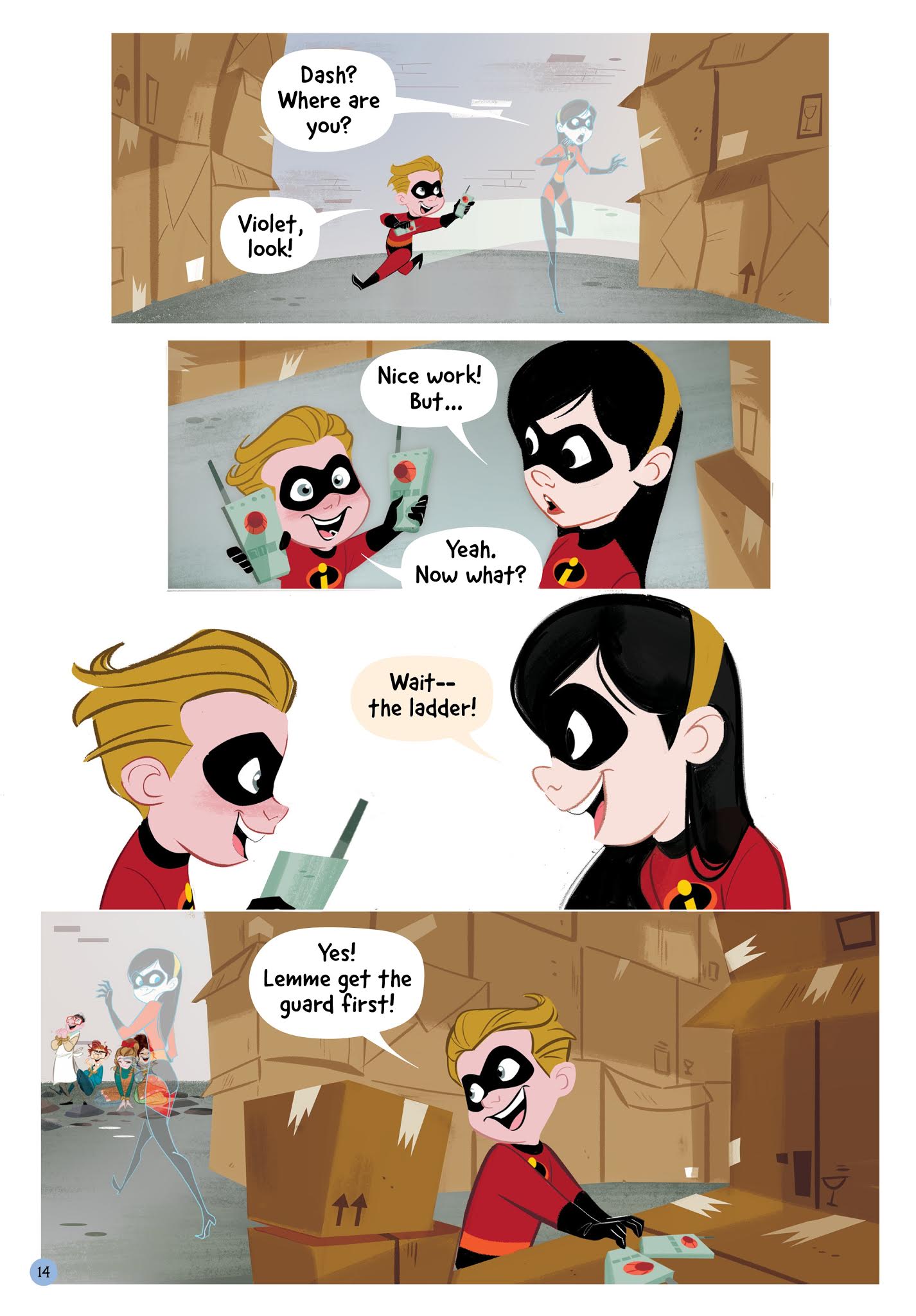 Read online Disney·PIXAR The Incredibles 2: Heroes at Home comic -  Issue # Full - 13