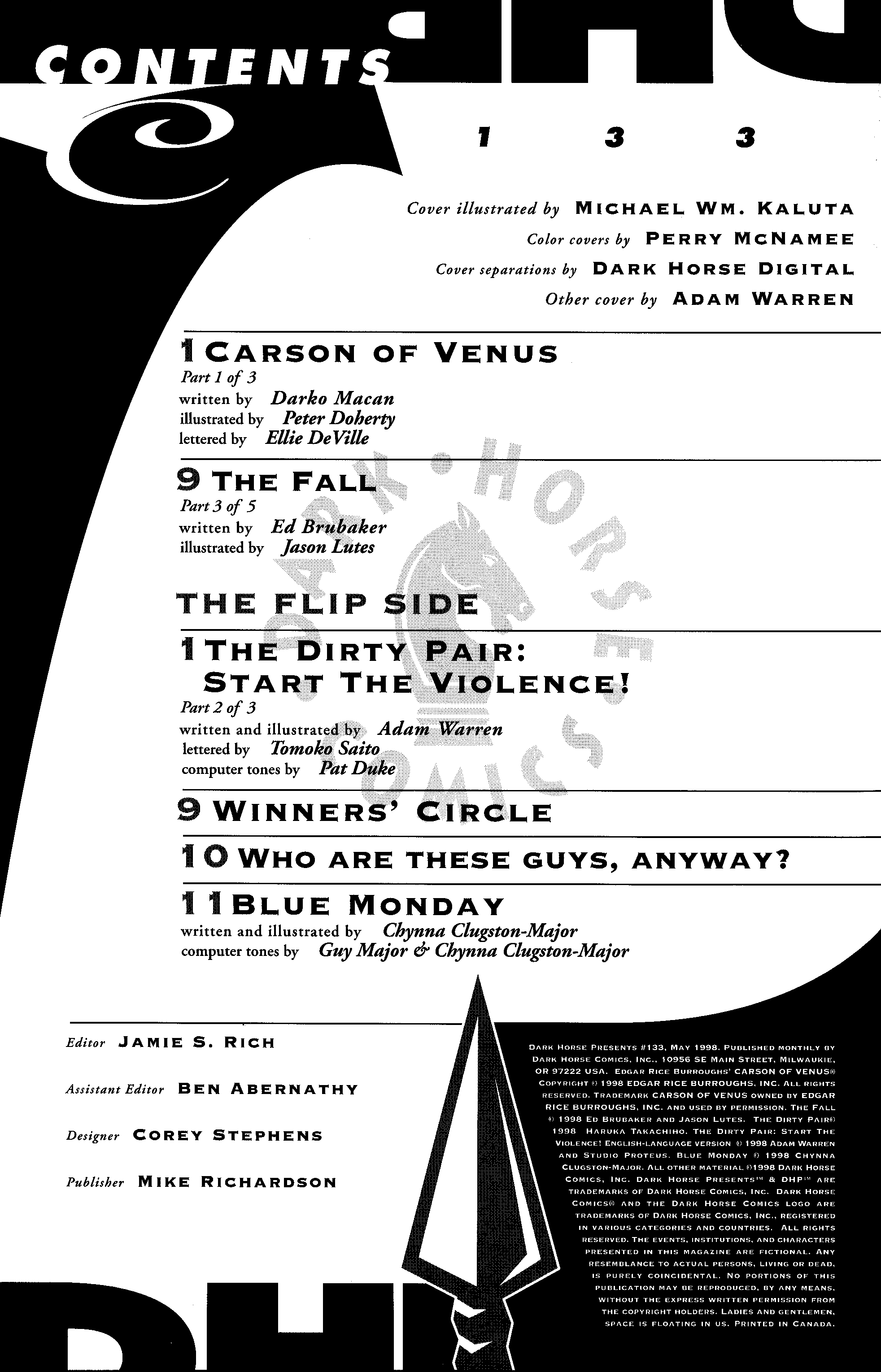 Read online Dark Horse Presents (1986) comic -  Issue #133 - 2